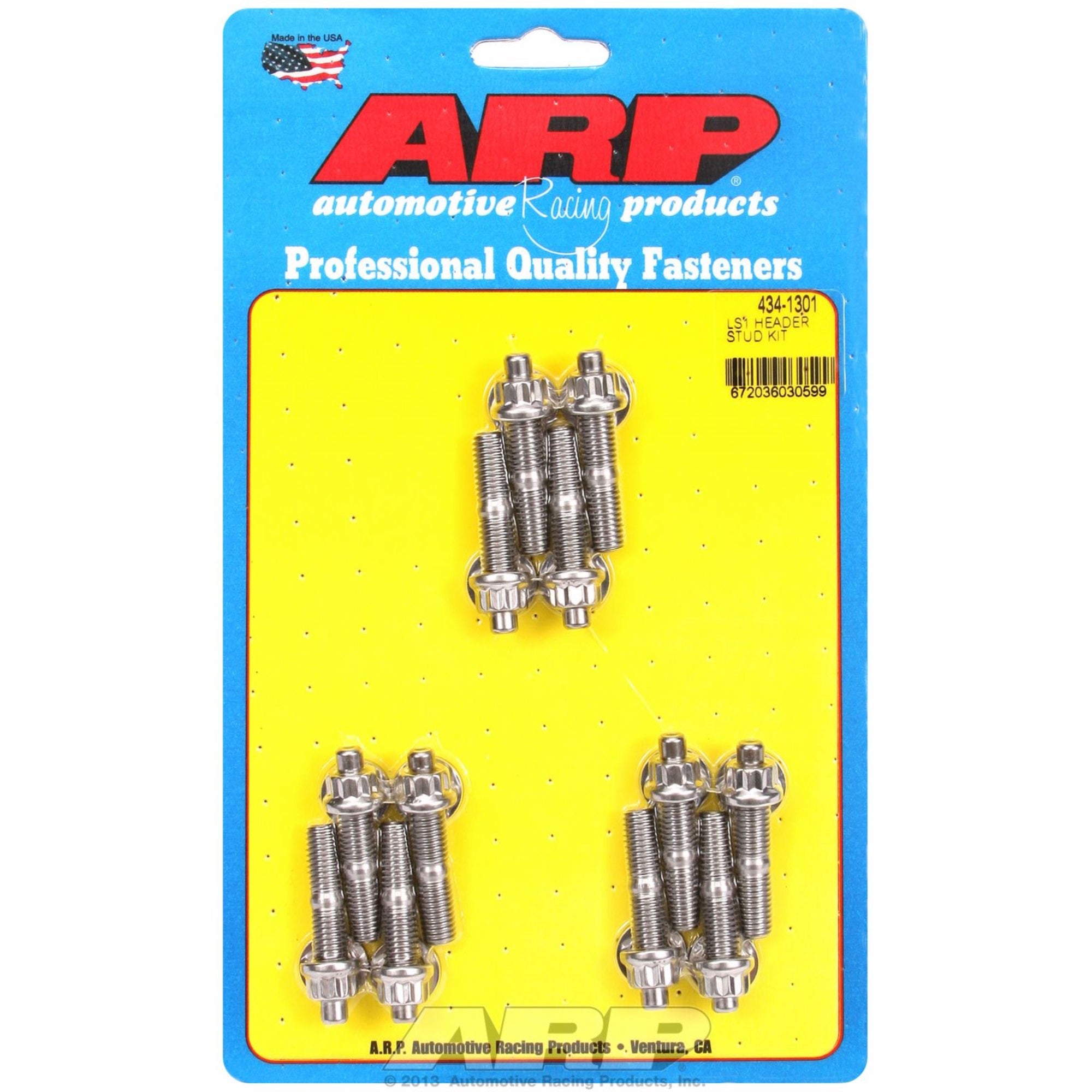 CHEVY LS1 HEADER STUD KIT