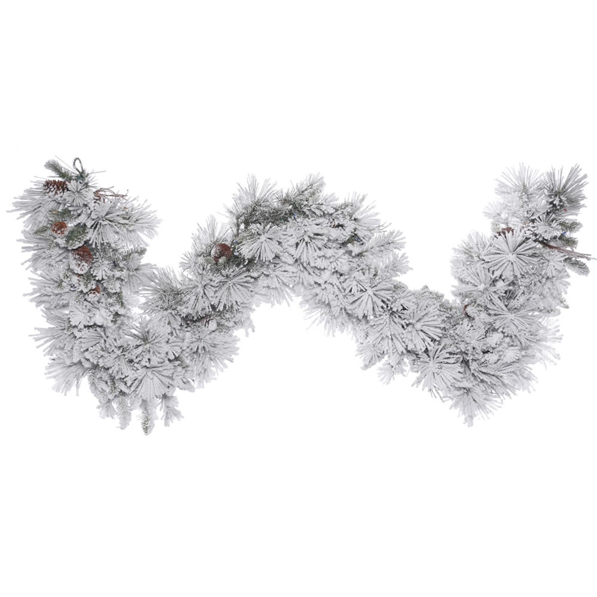 9' x 18” Flk Alberta Garland w/Cone 210T