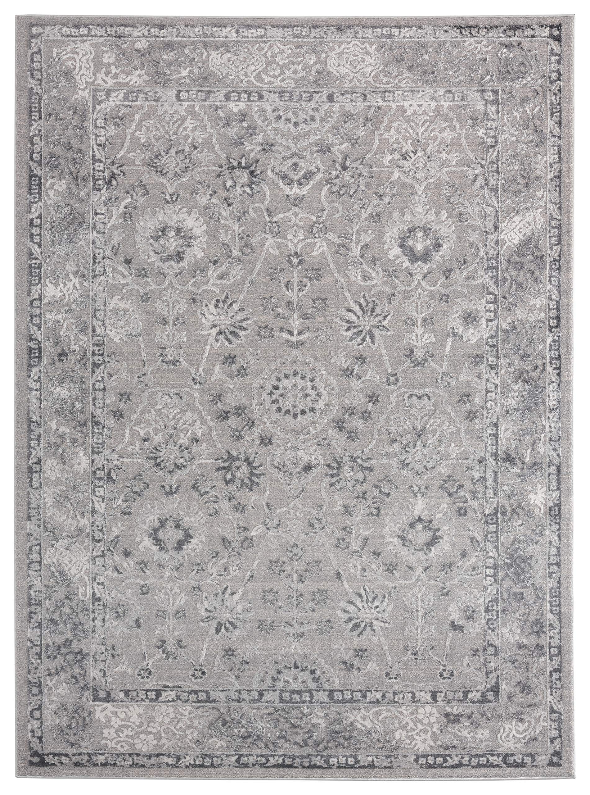 United Weavers Cascades Shasta Grey Area Rug 53 x 72”