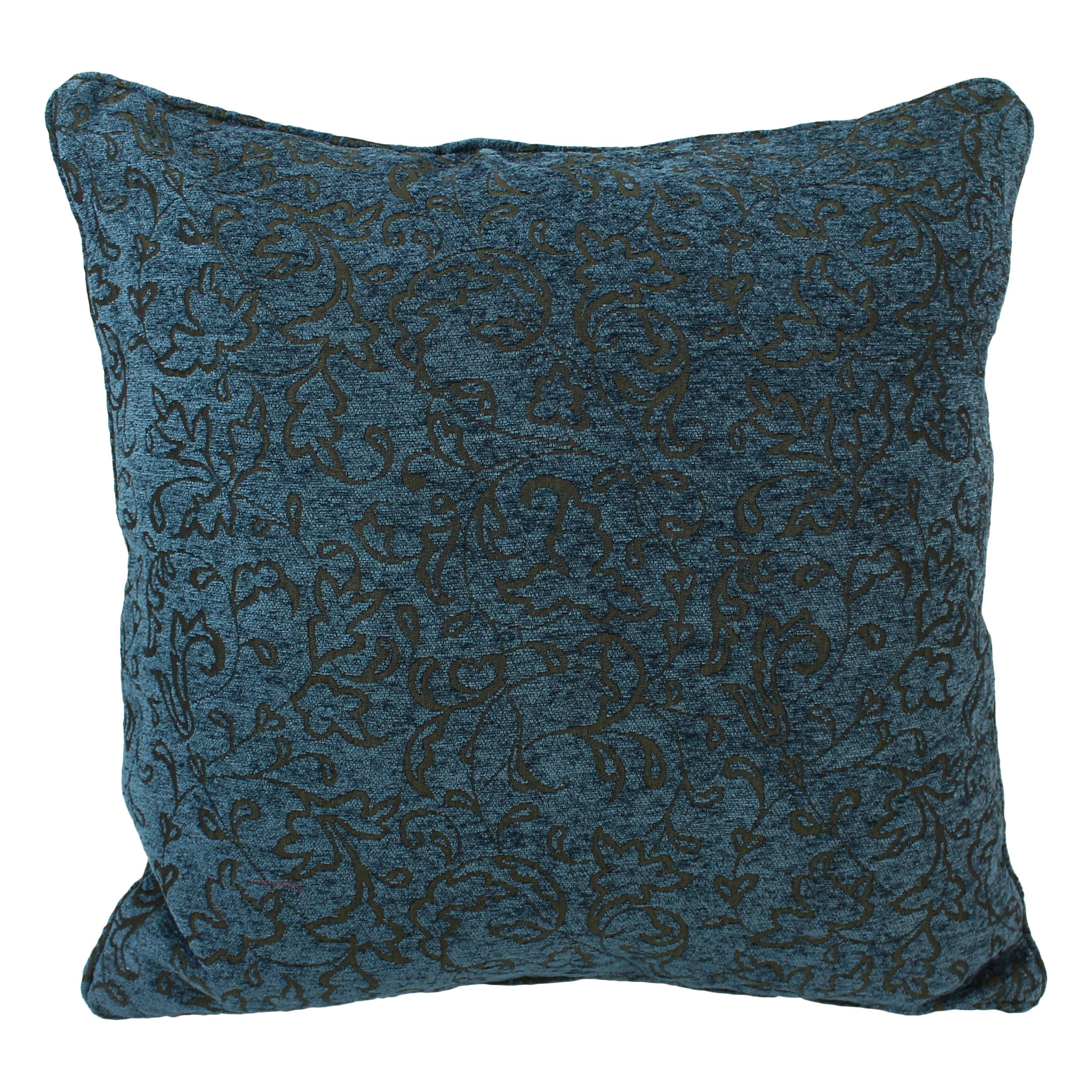 20-inch by 8-inch Double-corded Patterned Jacquard Chenille Bolster Pillow with Insert - Macaroon