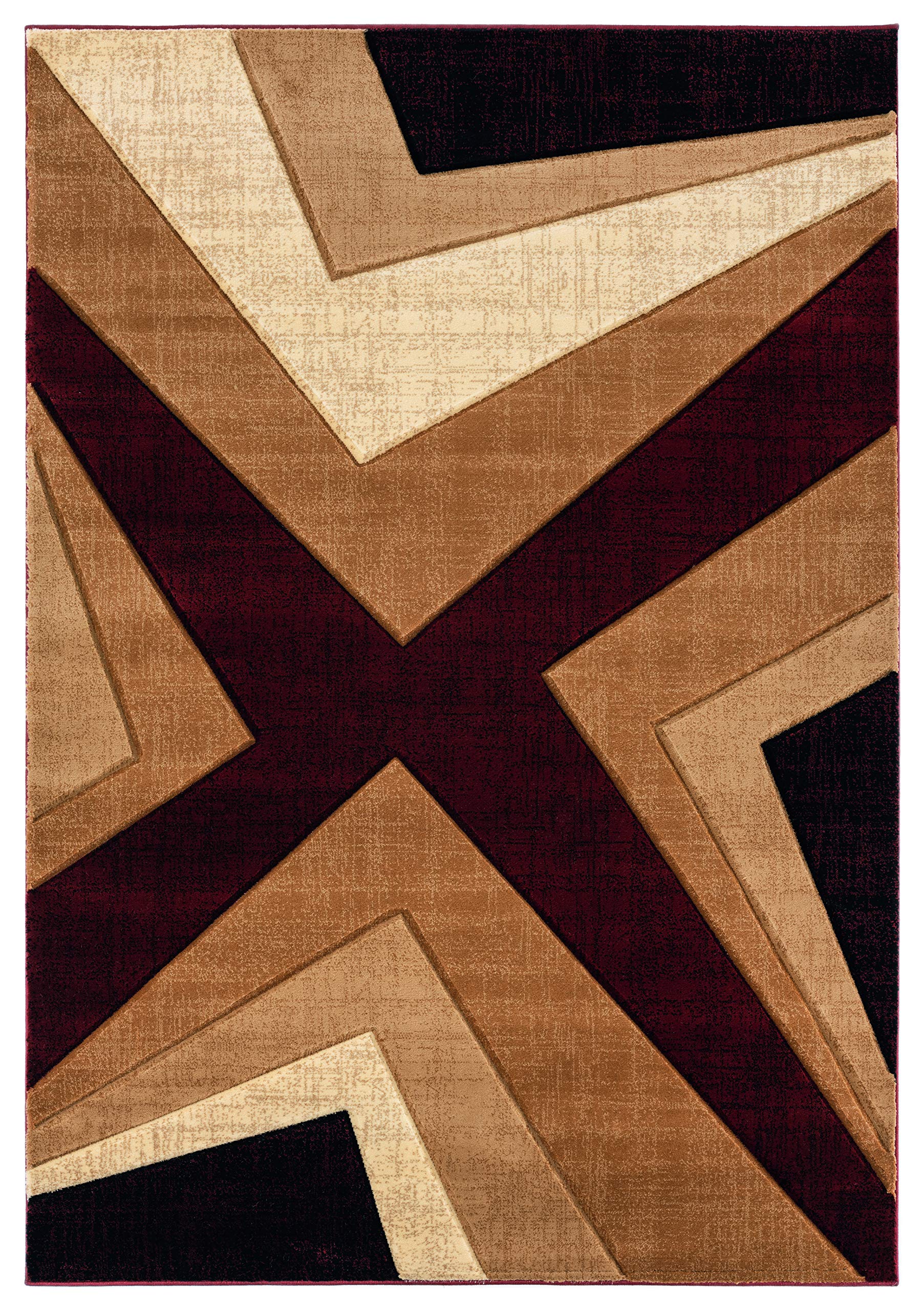 United Weavers Bristol Zine Burgundy Area Rug 53 x 76