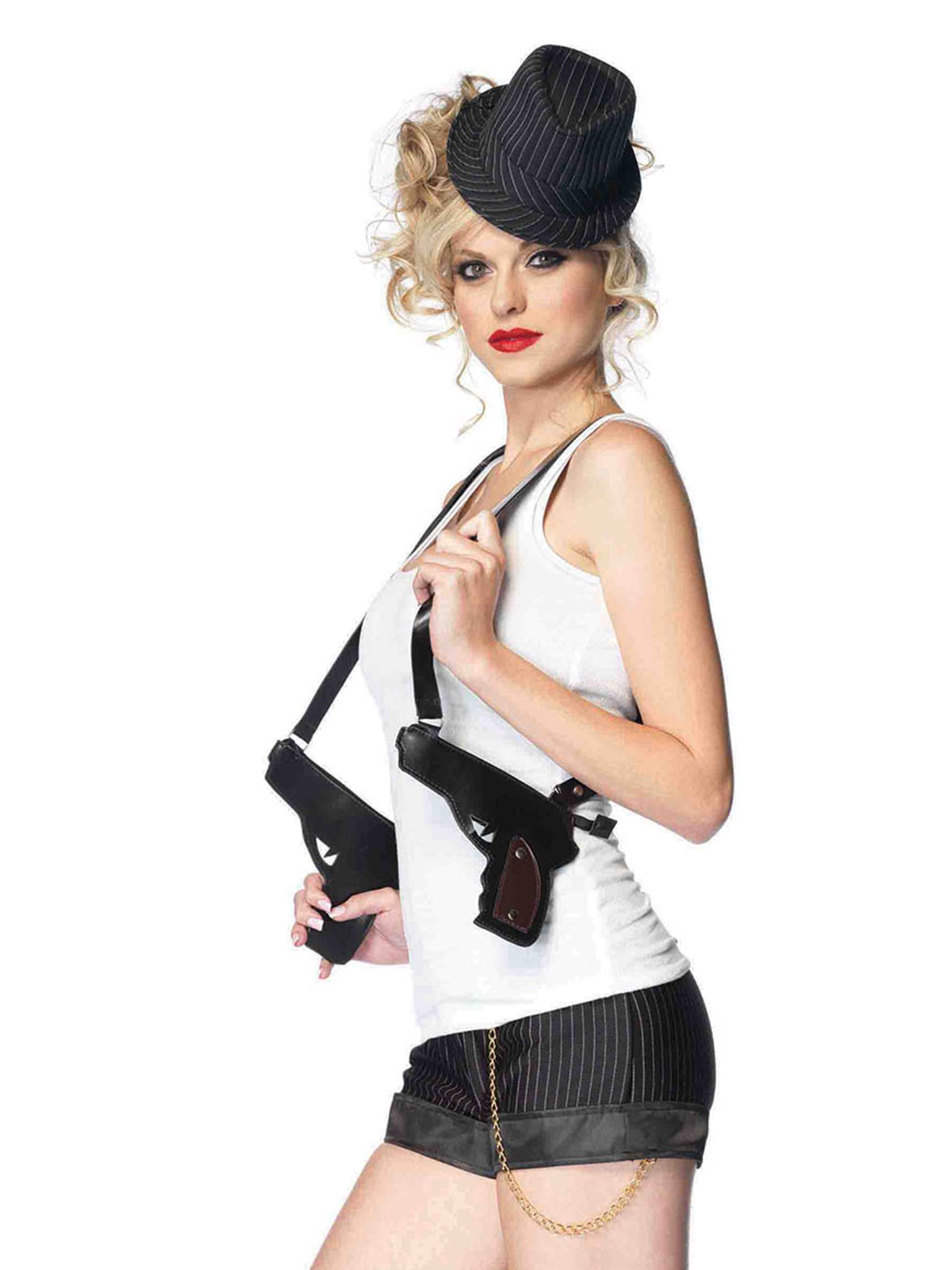 Gangster double gun zipper hol