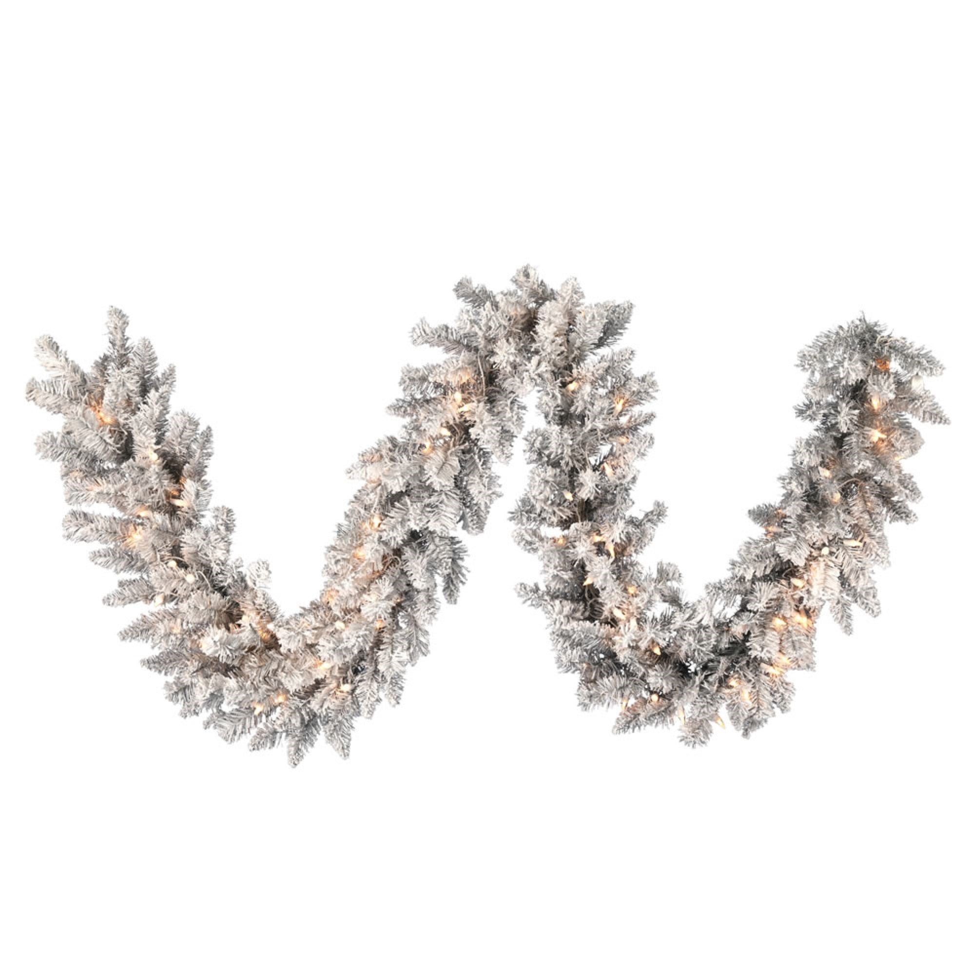 9' x 14” Frstd Silver Garl DuraLit 100CL