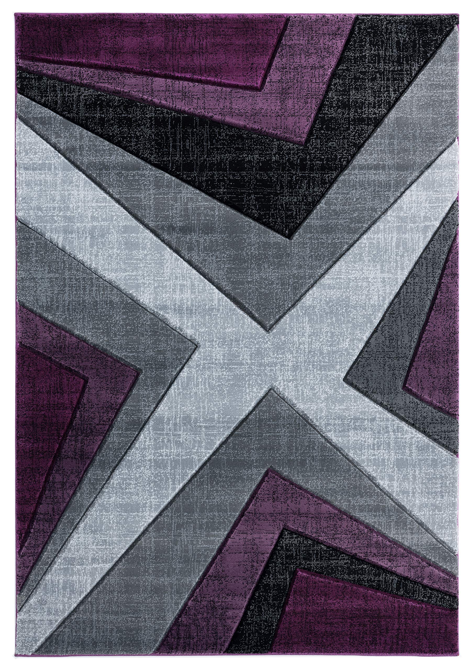 United Weavers Bristol Zine Plum Area Rug 53 x 76