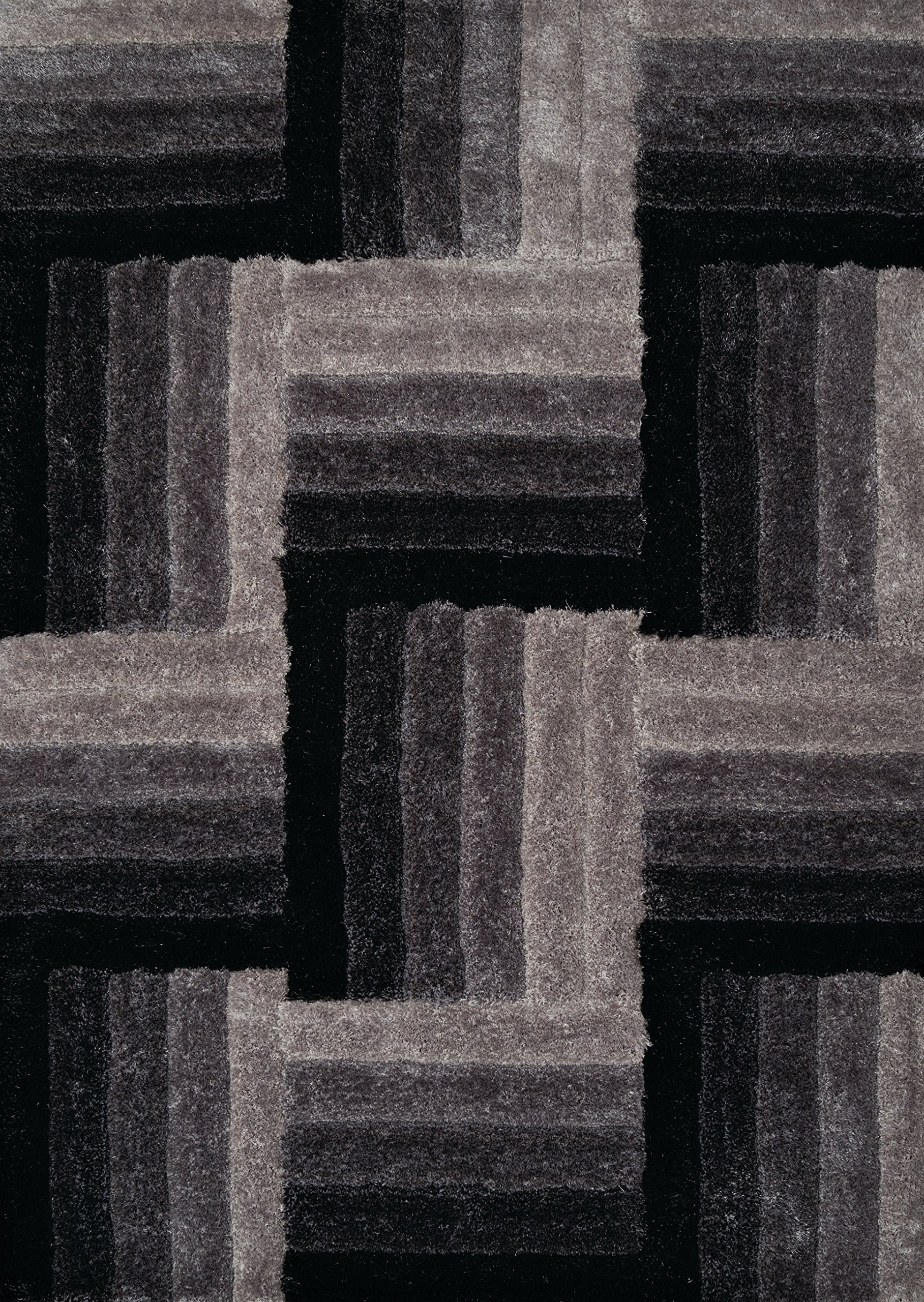 United Weavers Finesse Flagstone Black Accent Rug  110 X 3