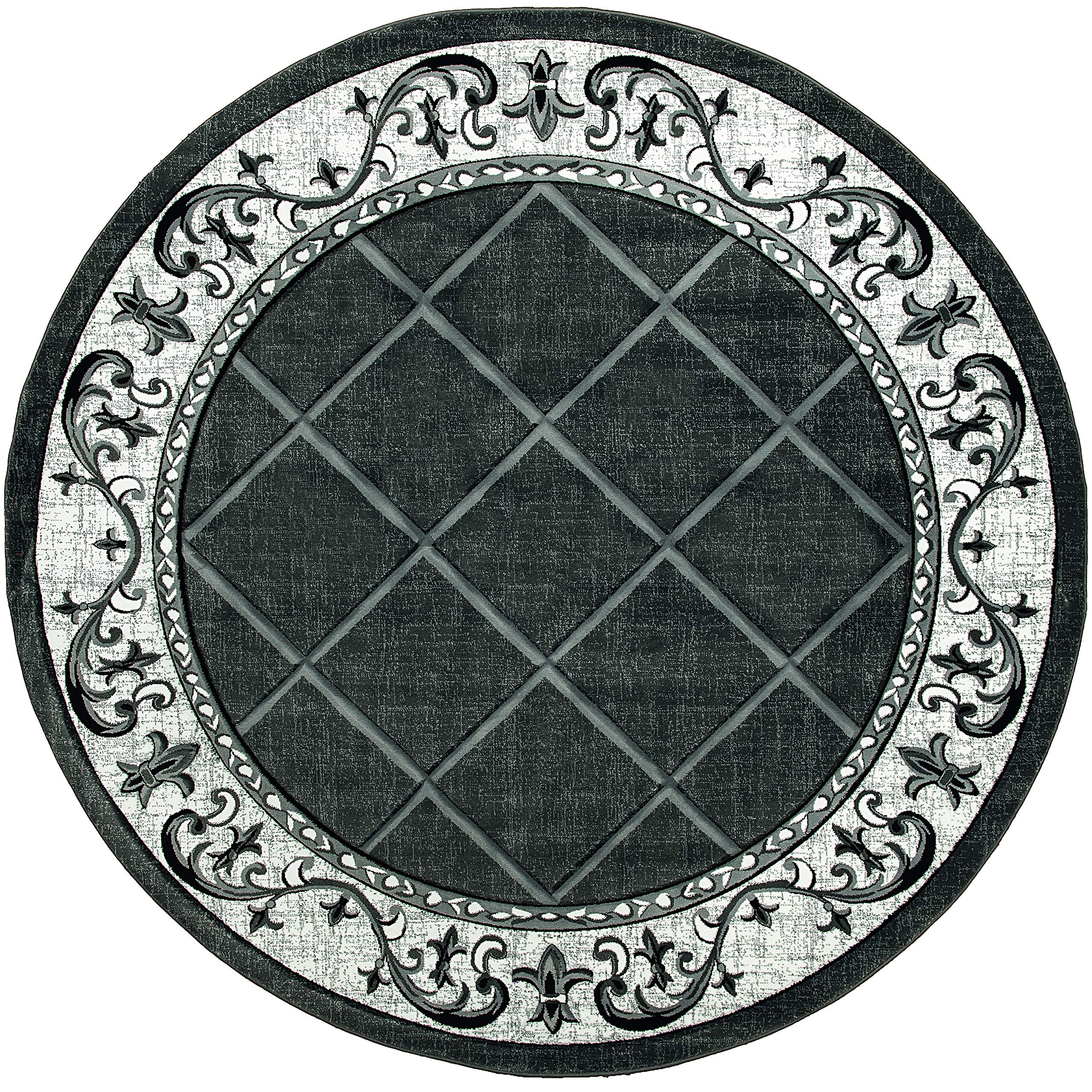 United Weavers Bristol Altamont Grey Round Rug 710 Round
