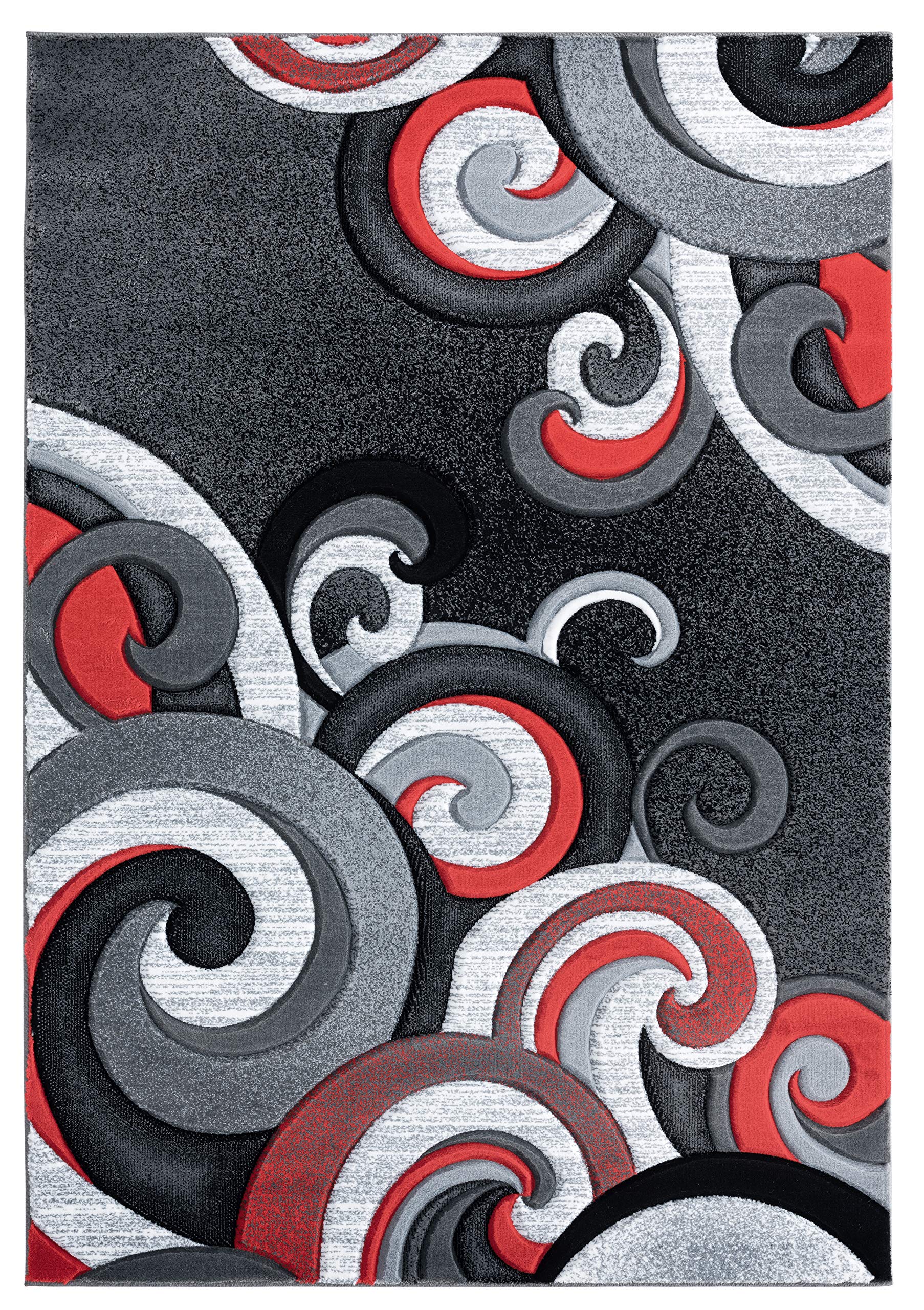 United Weavers Bristol Rhiannon Red Area Rug 710 x 106