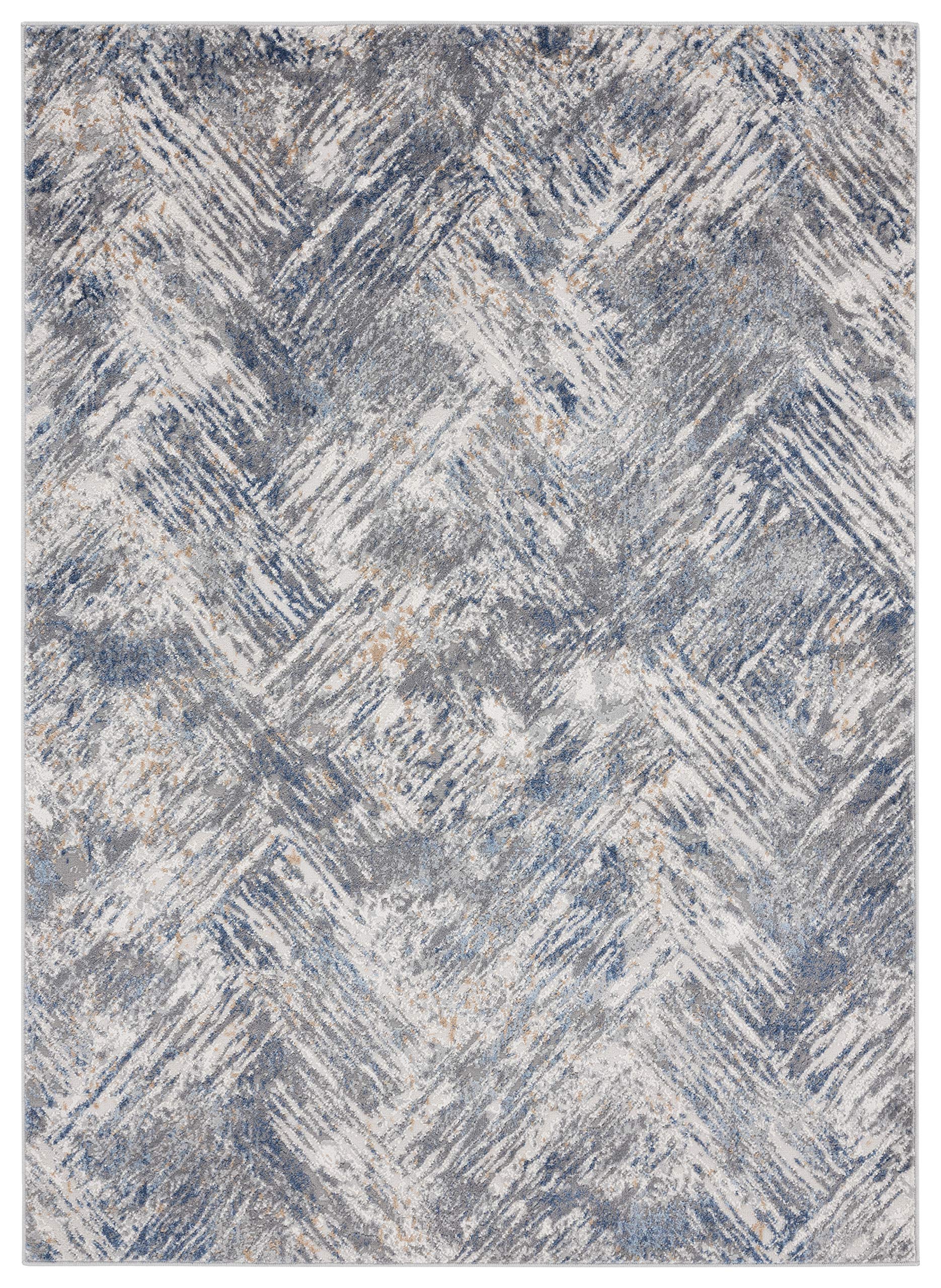United Weavers Austin Archer Blue Area Rug 53 x 72”