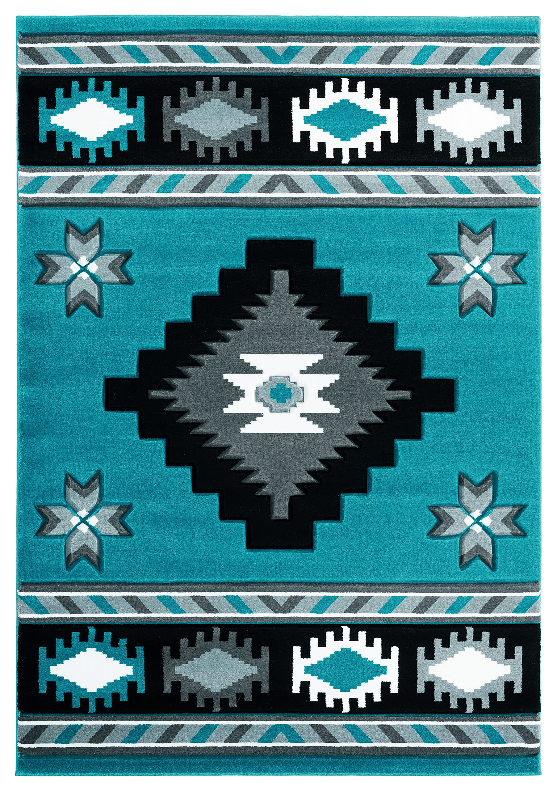 United Weavers Bristol Caliente Turquoise Area Rug 710 x 106