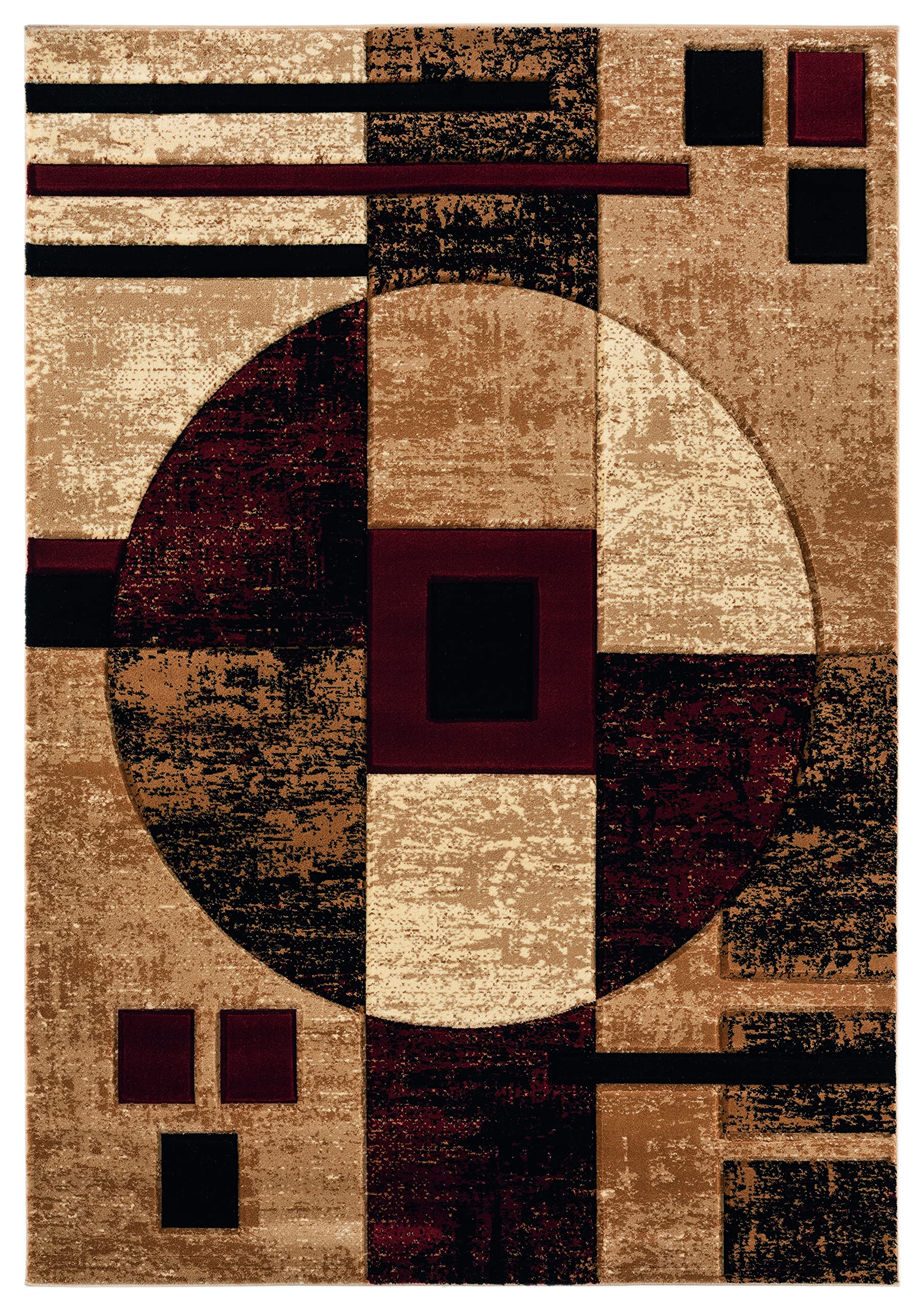 United Weavers Bristol Epsilon Burgundy Runner Rug 27 x 74