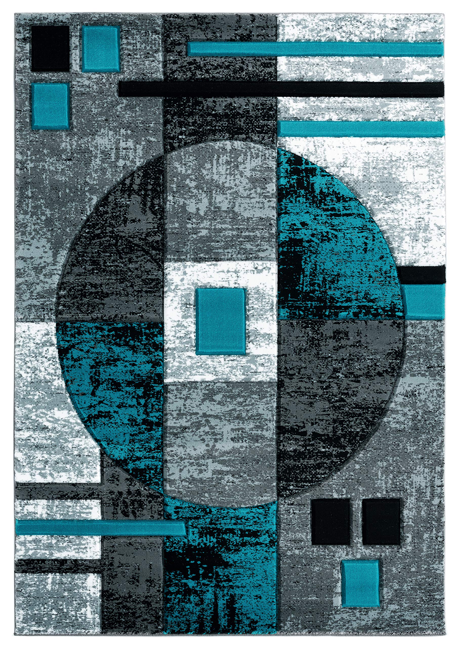 United Weavers Bristol Epsilon Turquoise Area Rug 710 x 106