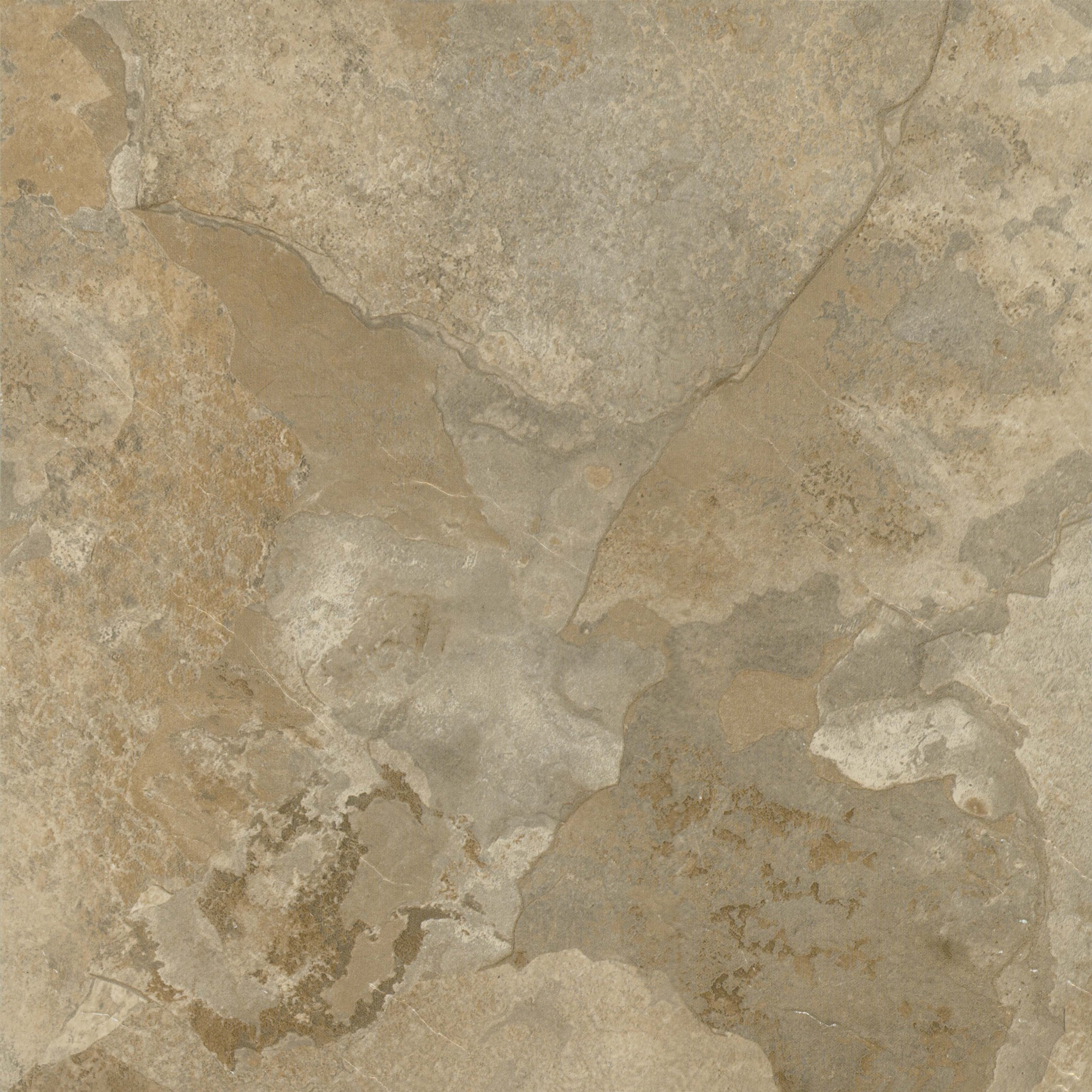 NEXUS Light Slate Marble 12 Inch x 12 Inch Self Adhesive Vinyl Floor Tile #444 - 20 Tiles