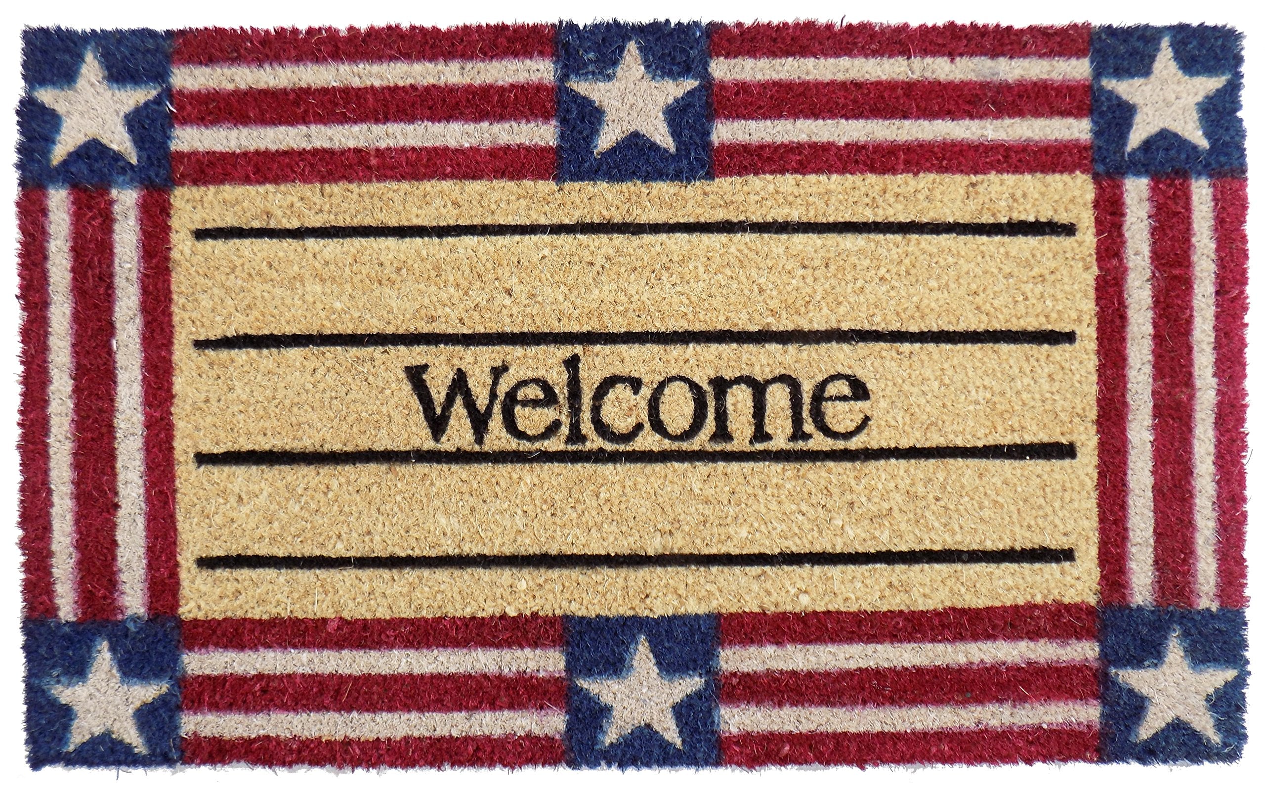 Welcome Stars and Stripes Multicolor -534PVC