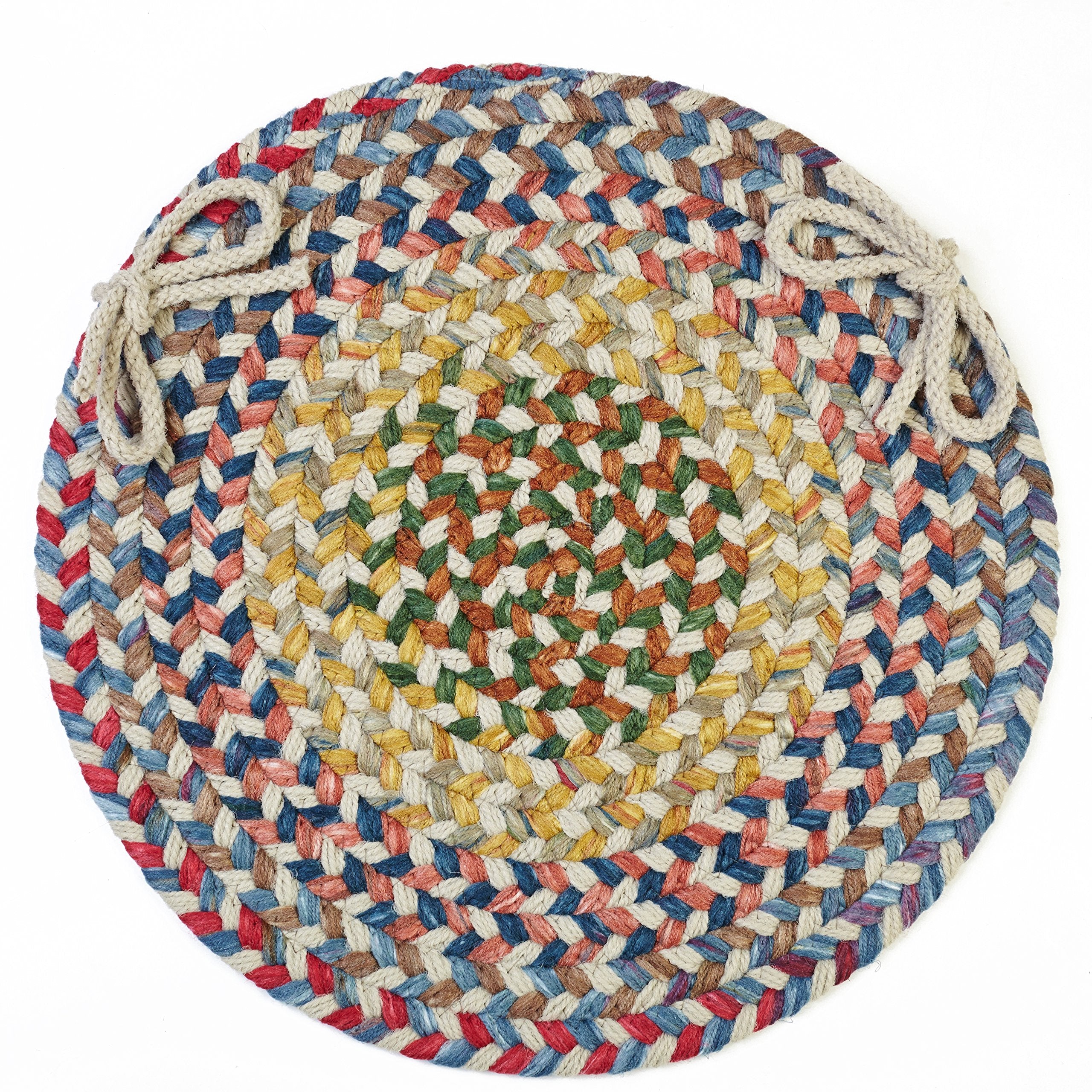 Rhody Rug CJ55A015X015 Braided Area Rugs, Champagne, 15 x 15""