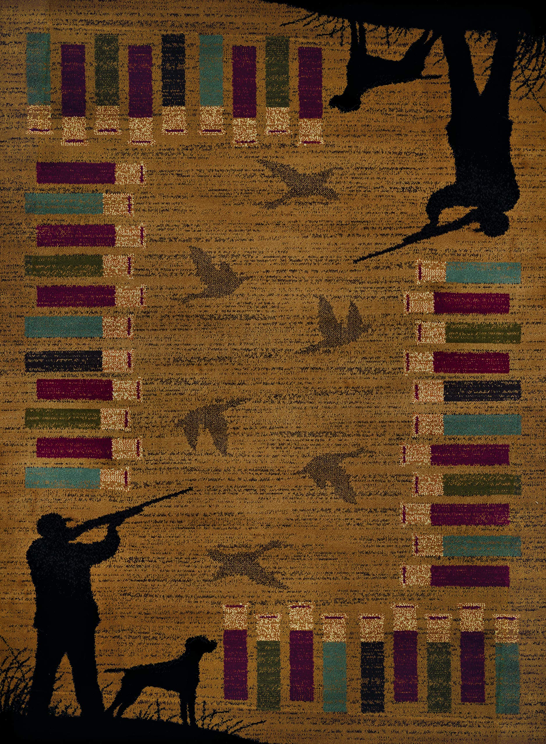 United Weavers Affinity Bird Shot Gold Area Rug 53 x 72