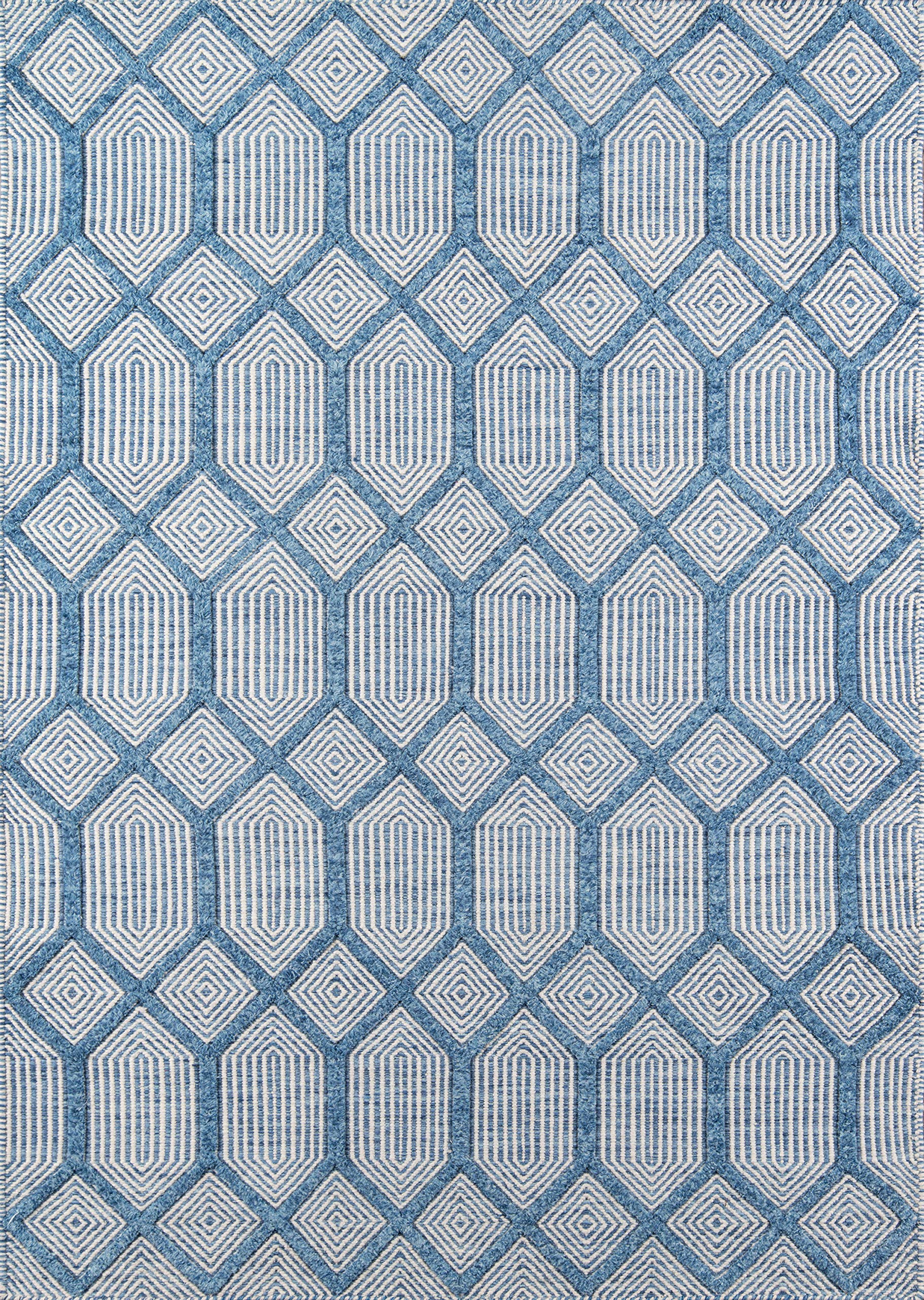 Erin Gates Langdon LGD-4 Blue Cambridge 86 X 116″