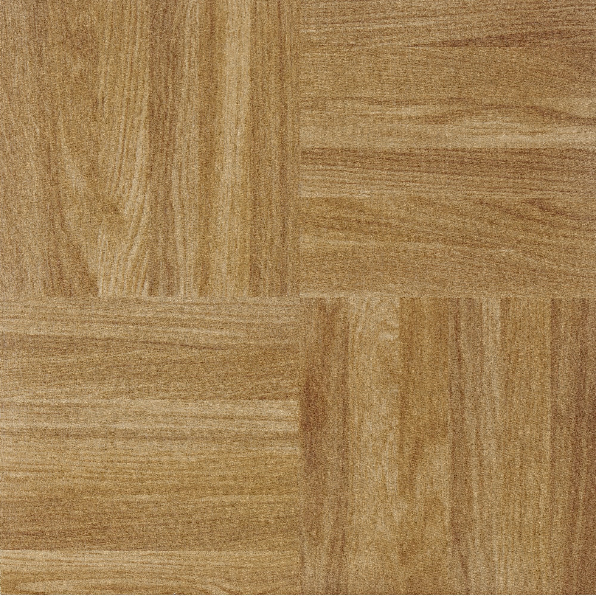 Sterling 12x12 Self Adhesive Vinyl Floor Tile - Square Parquet - 20 Tiles