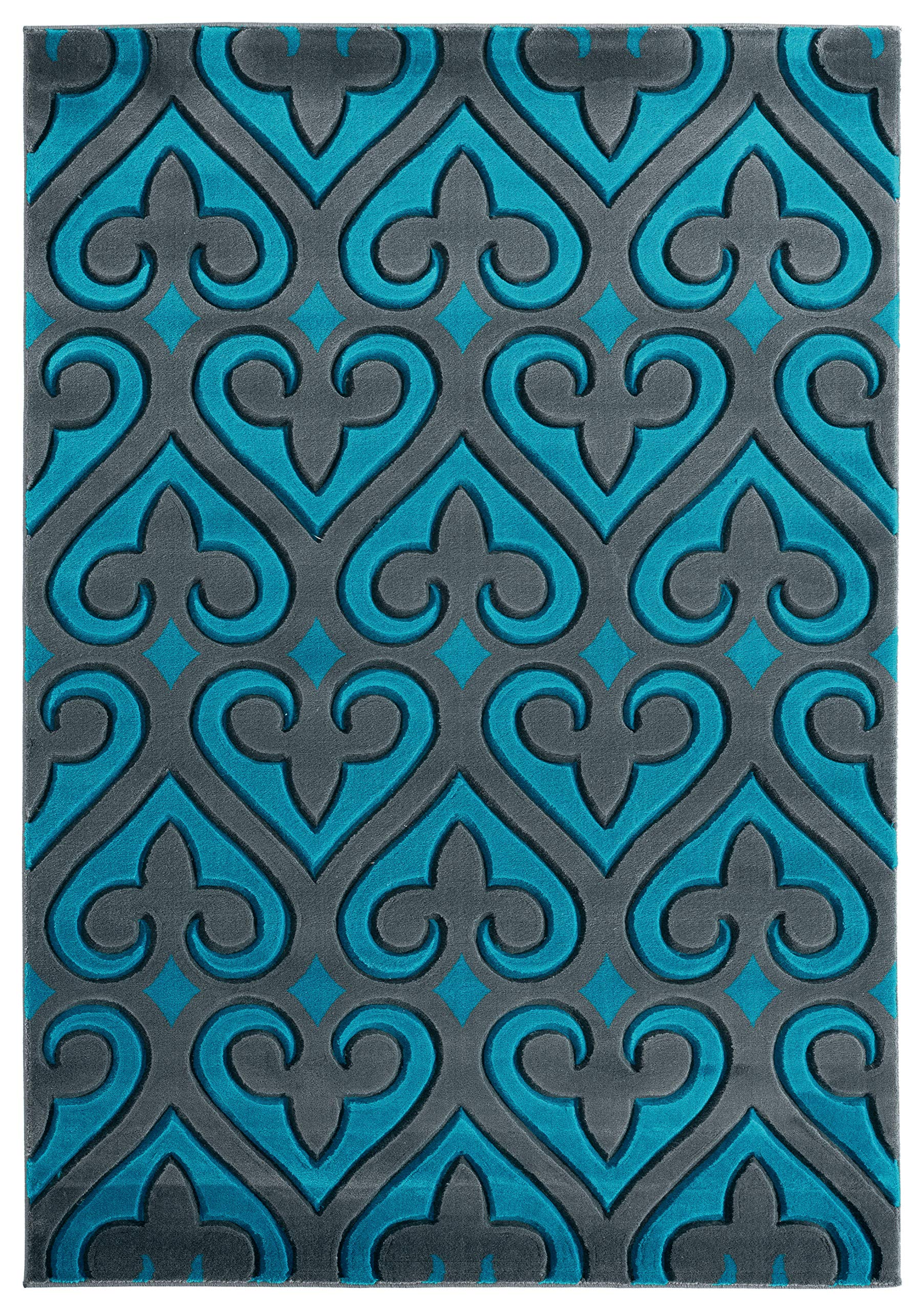 United Weavers Bristol Heartland Turquoise Area Rug 53 x 76