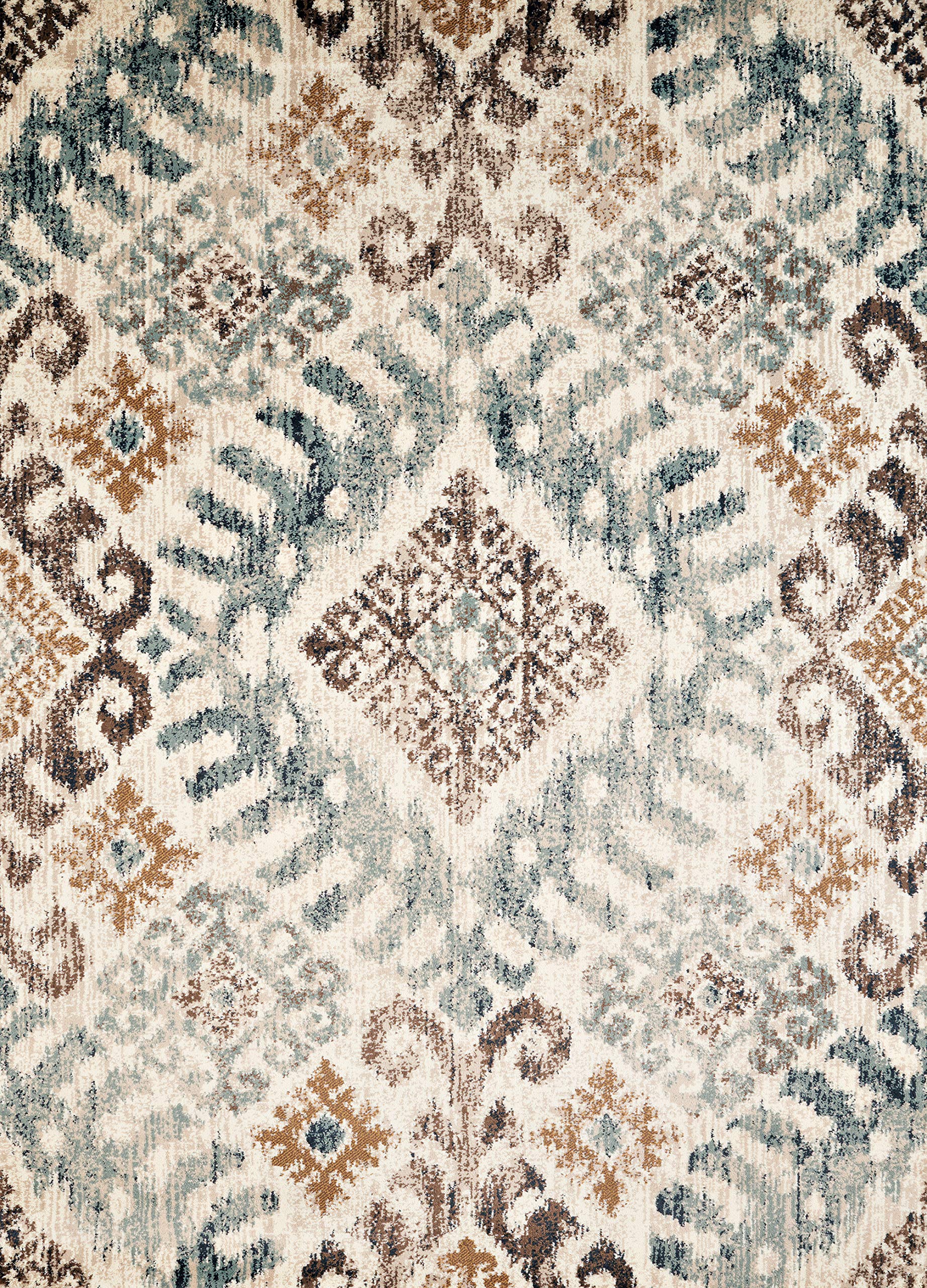 United Weavers Bridges Verazanno Blue Runner Rug 110 X 72