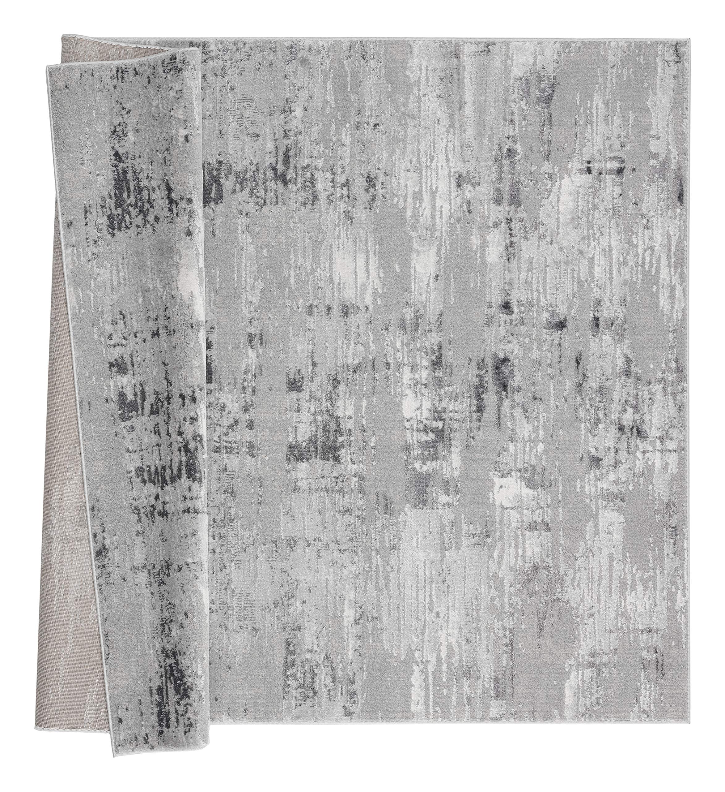 United Weavers Cascades Salish Grey Area Rug 53 x 72”