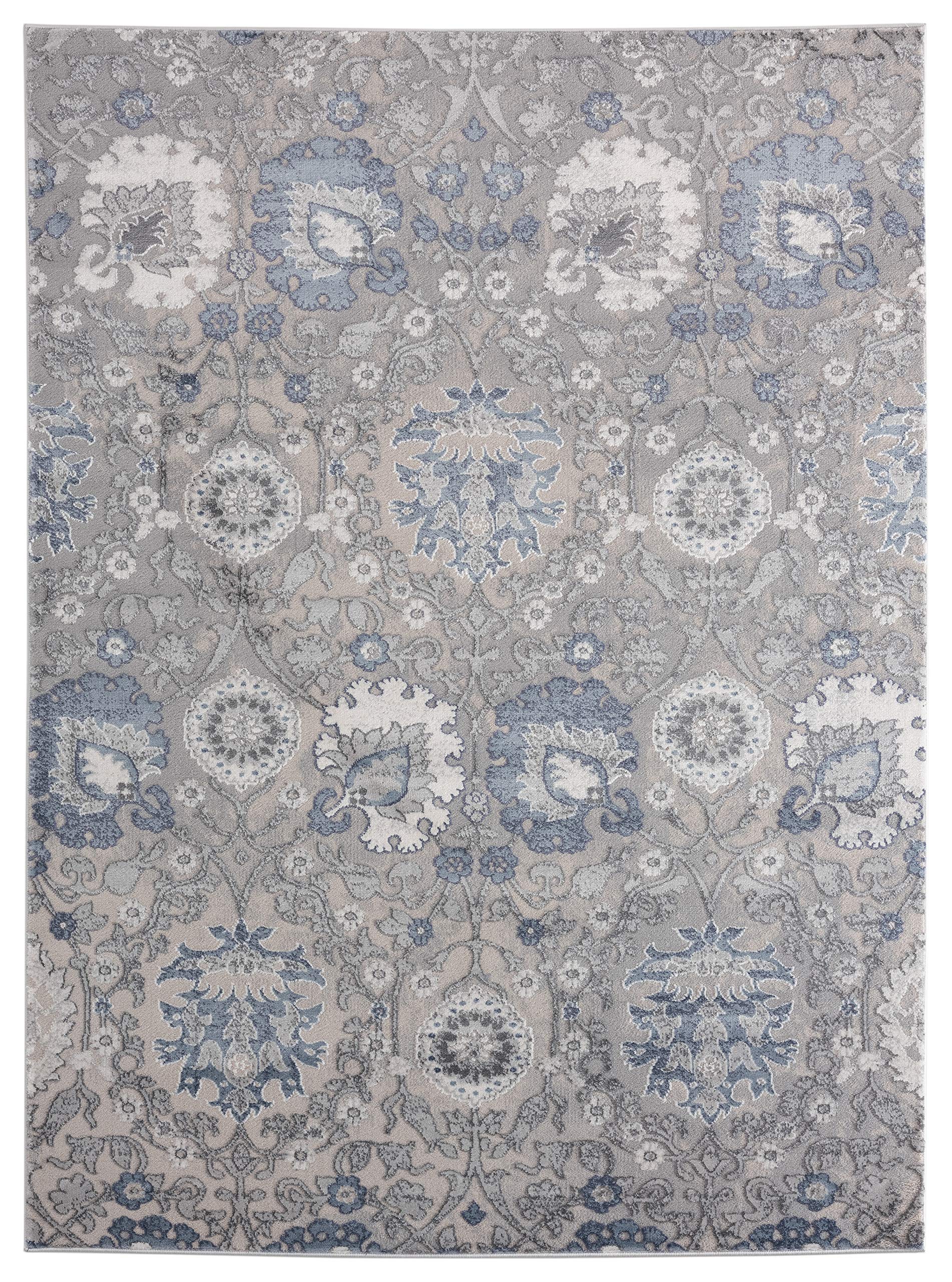 United Weavers Cascades Olallie Blue Oversize Rug 910 x 132”