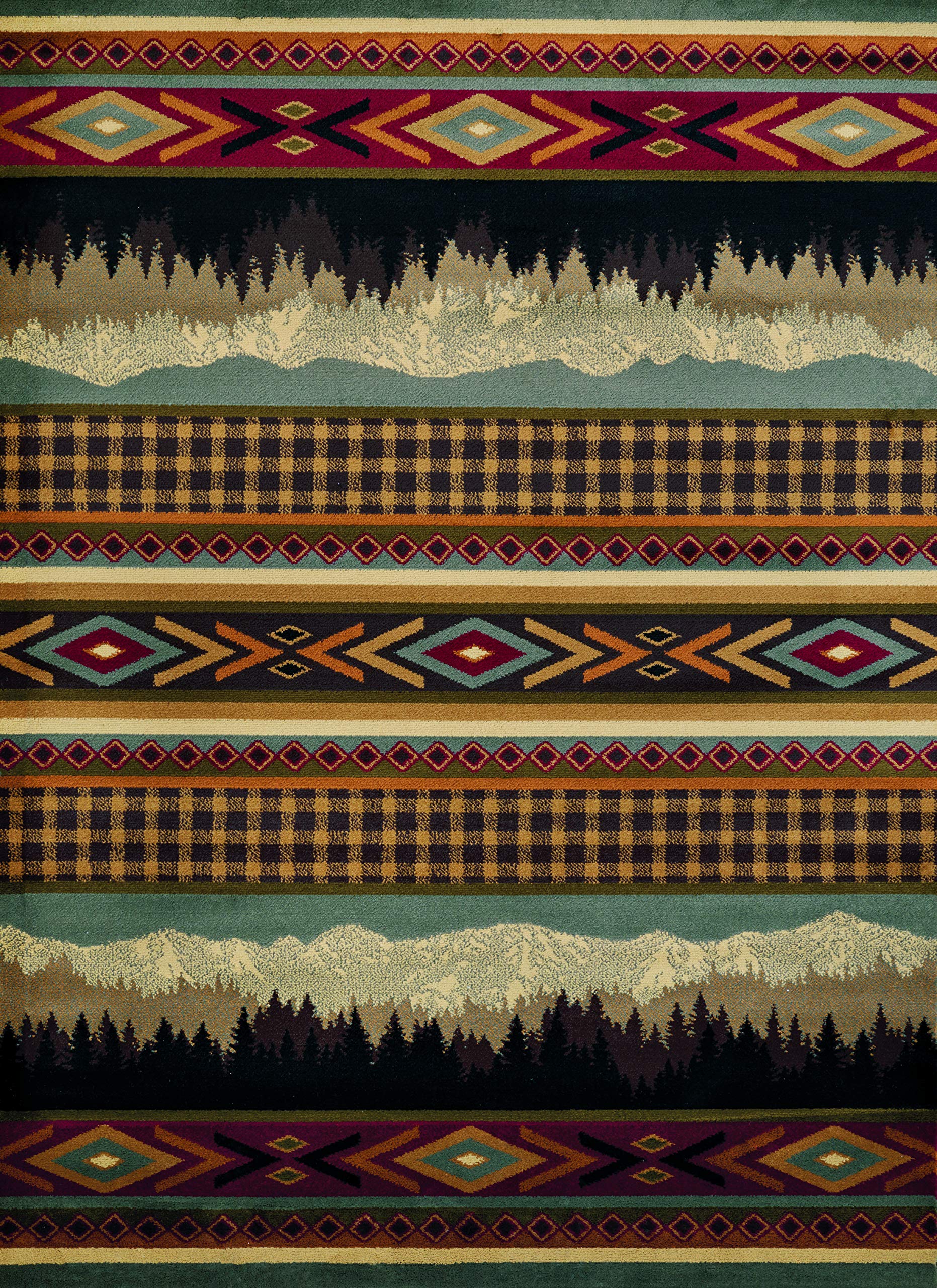 United Weavers Affinity Spring Mountain Multi Runner Rug  111 X 7 2