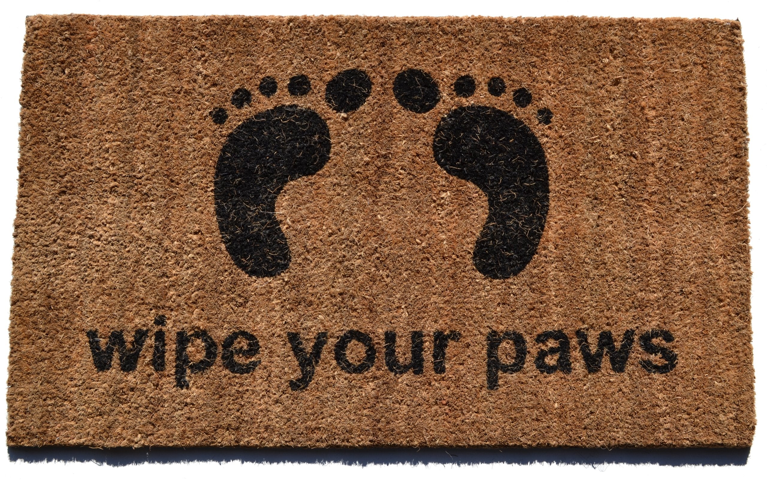 Wipe Your Feet Brown, Black -515PVC