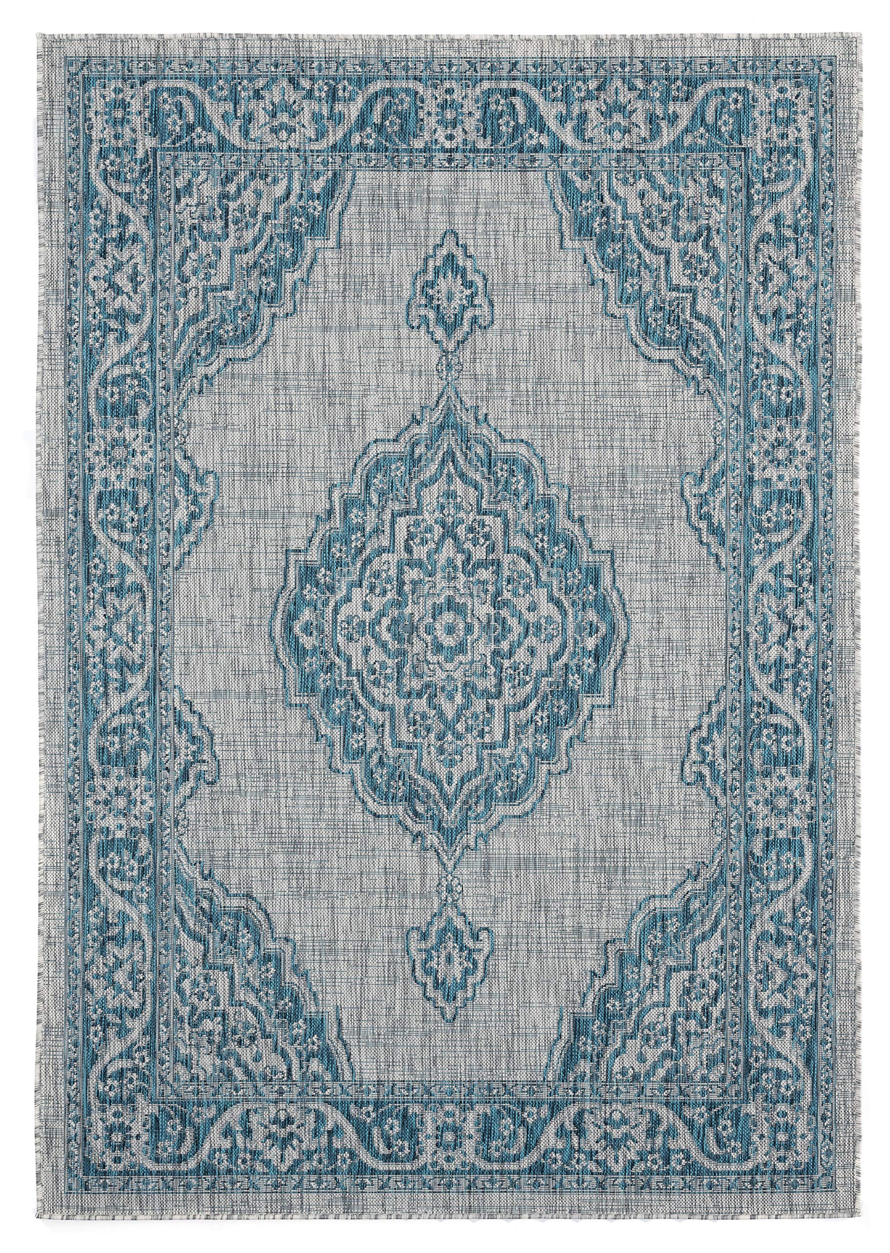United Weavers Augusta Sant Andrea Aqua Area Rug 52 x 76