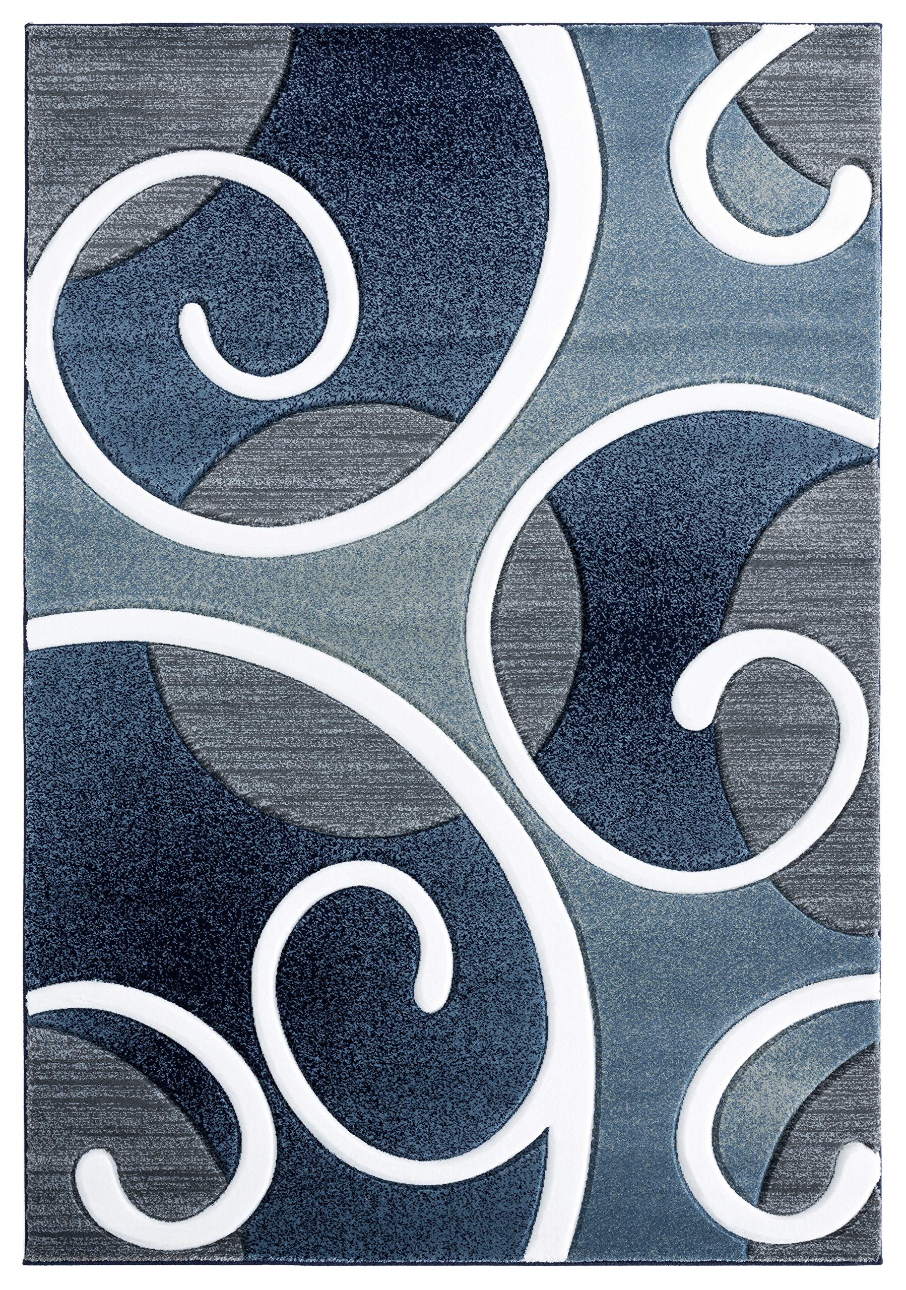 United Weavers Bristol Riley Navy Accent Rug 110 x 28