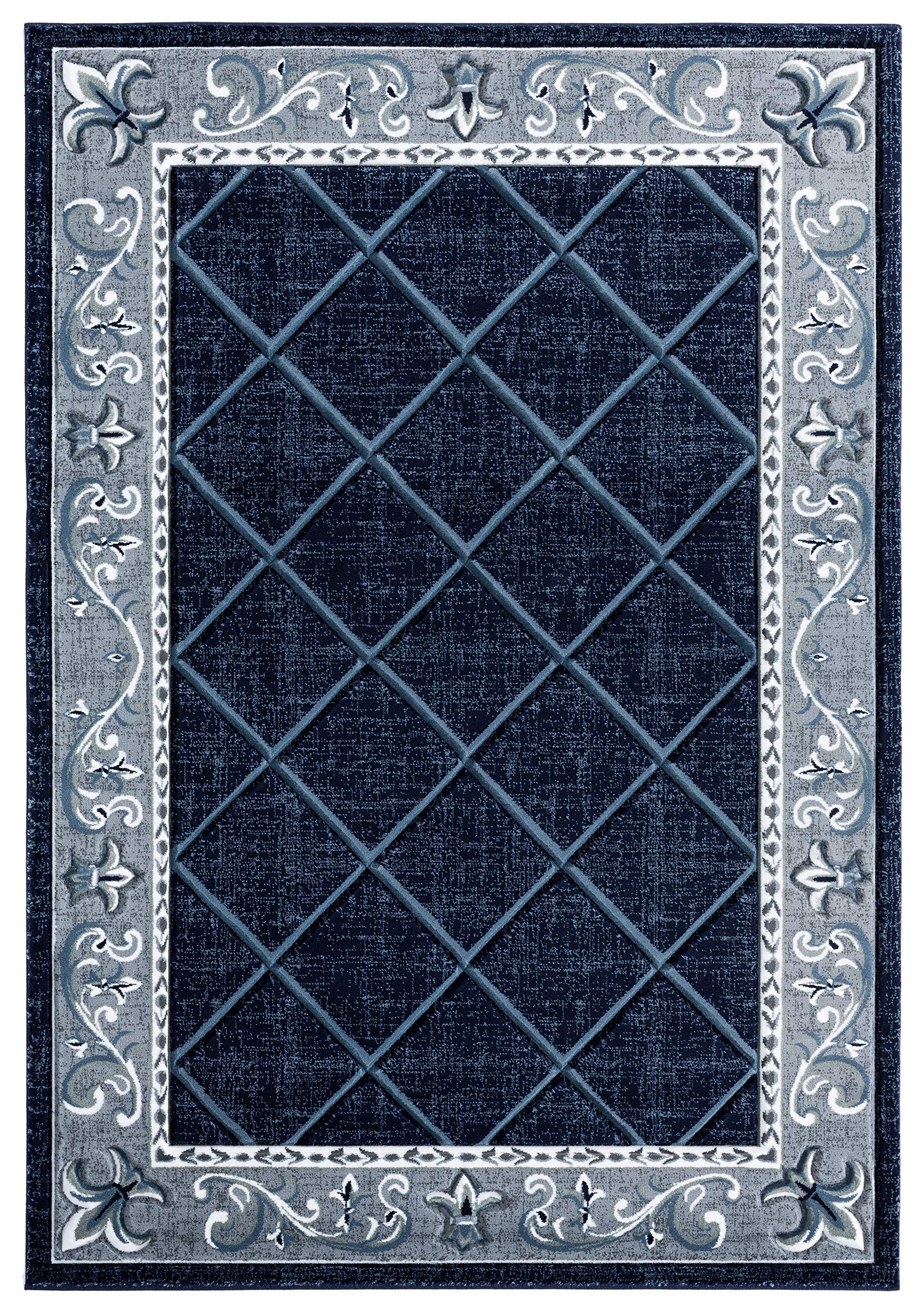 United Weavers Bristol Altamont Navy Runner Rug 27 x 74