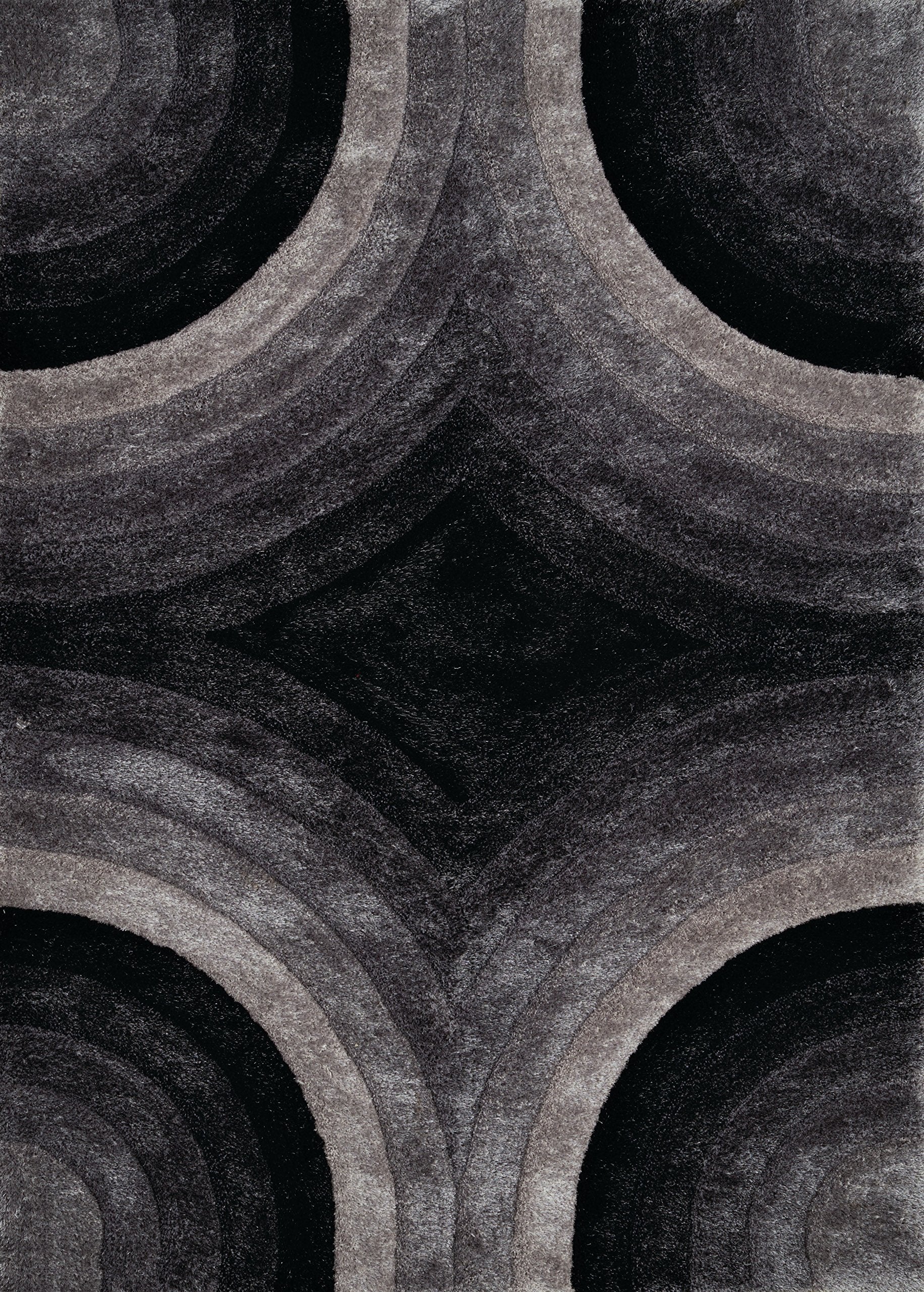 United Weavers Finesse Astral Black Accent Rug  110 X 3