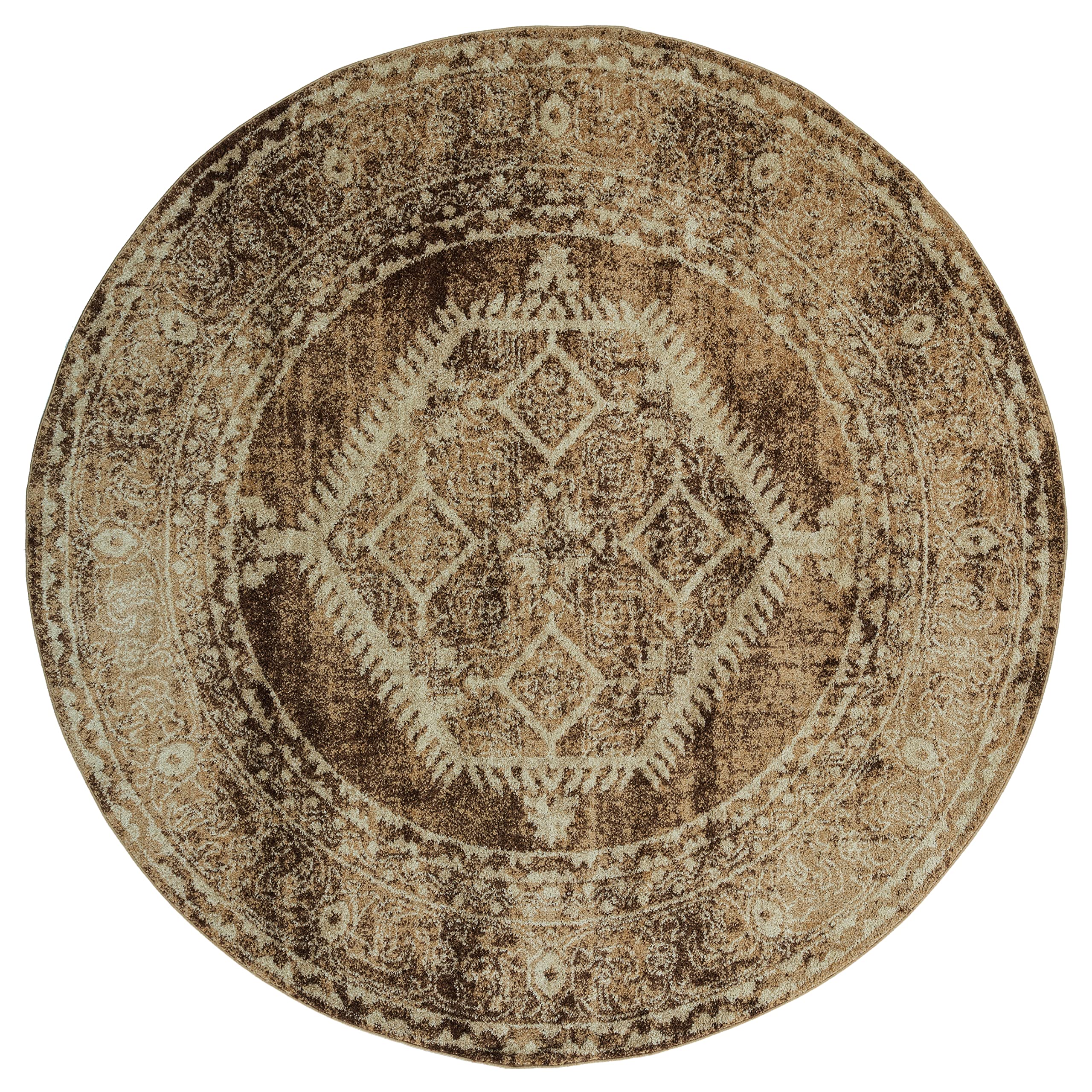 United Weavers Marrakesh Sultana Light Brown Round Rug 710 Round