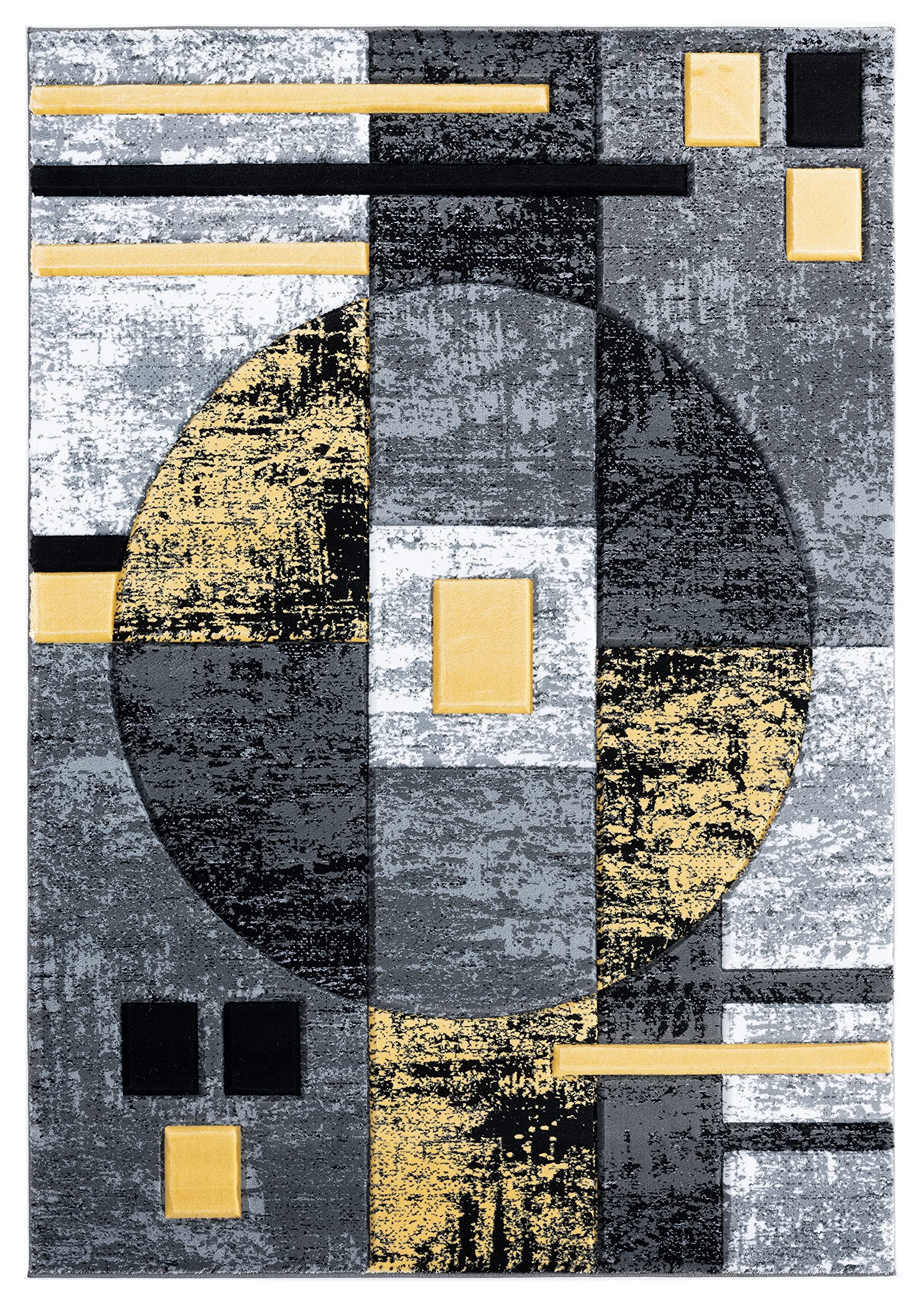 United Weavers Bristol Epsilon Yellow Accent Rug 110 x 28