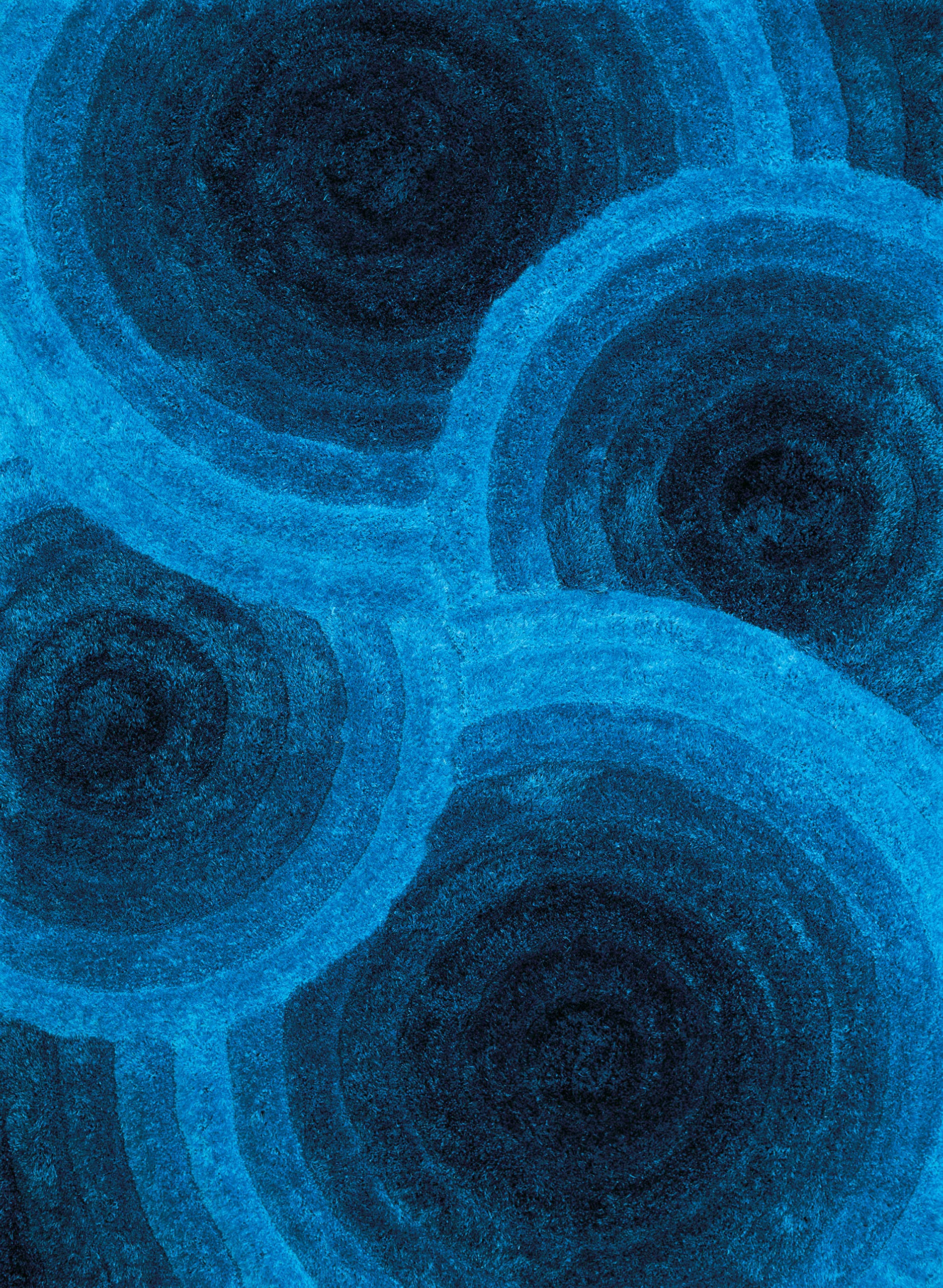 United Weavers Finesse Fluffy Blue Oversize Rug   710 X 106