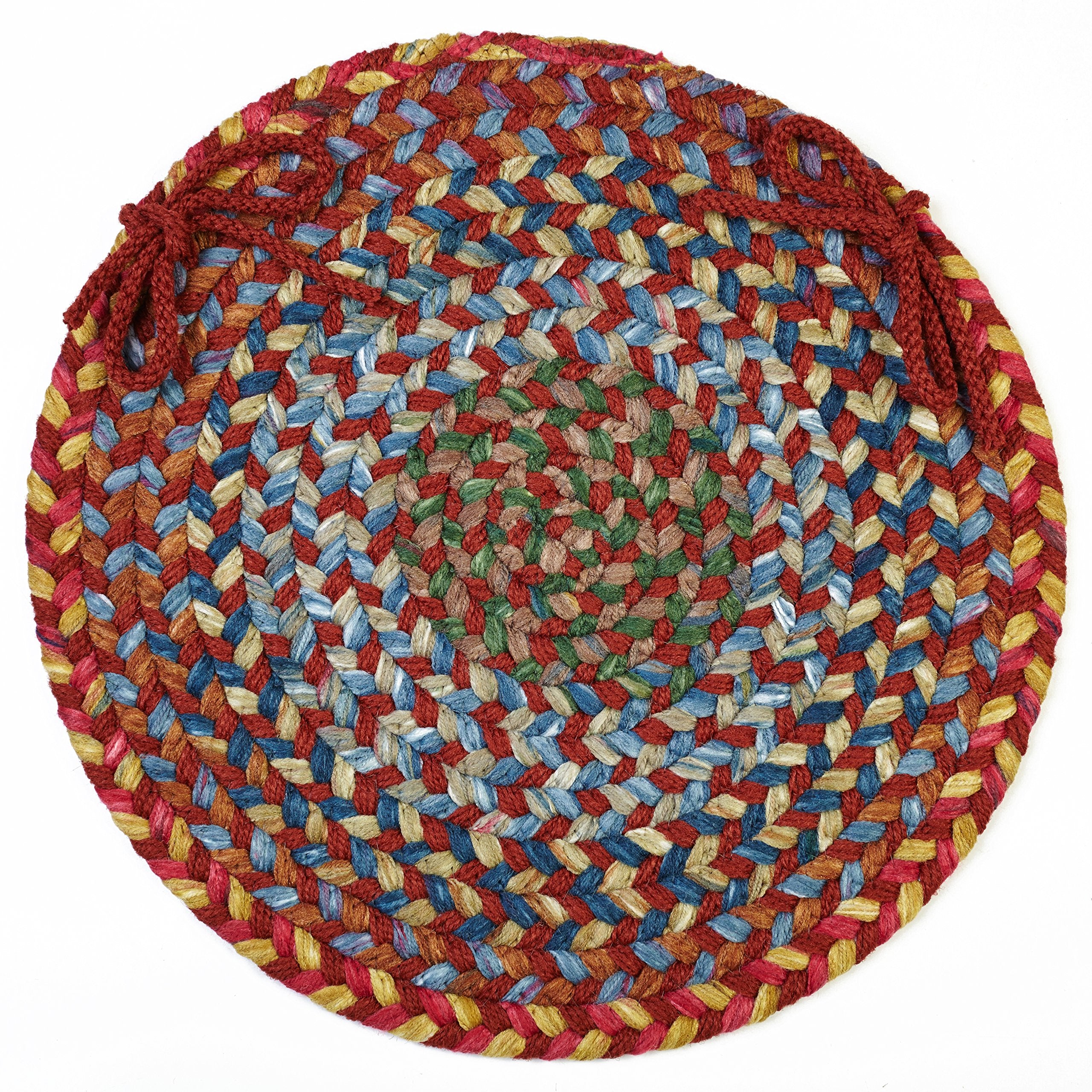 Rhody Rug CJ75A015X015 Braided Area Rugs, Tawny Port, 15 x 15""