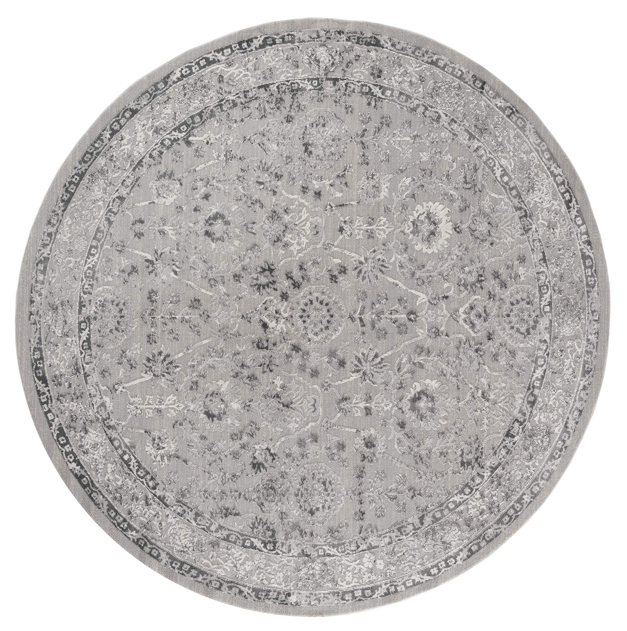 United Weavers Cascades Shasta Grey Round Rug 710 RD