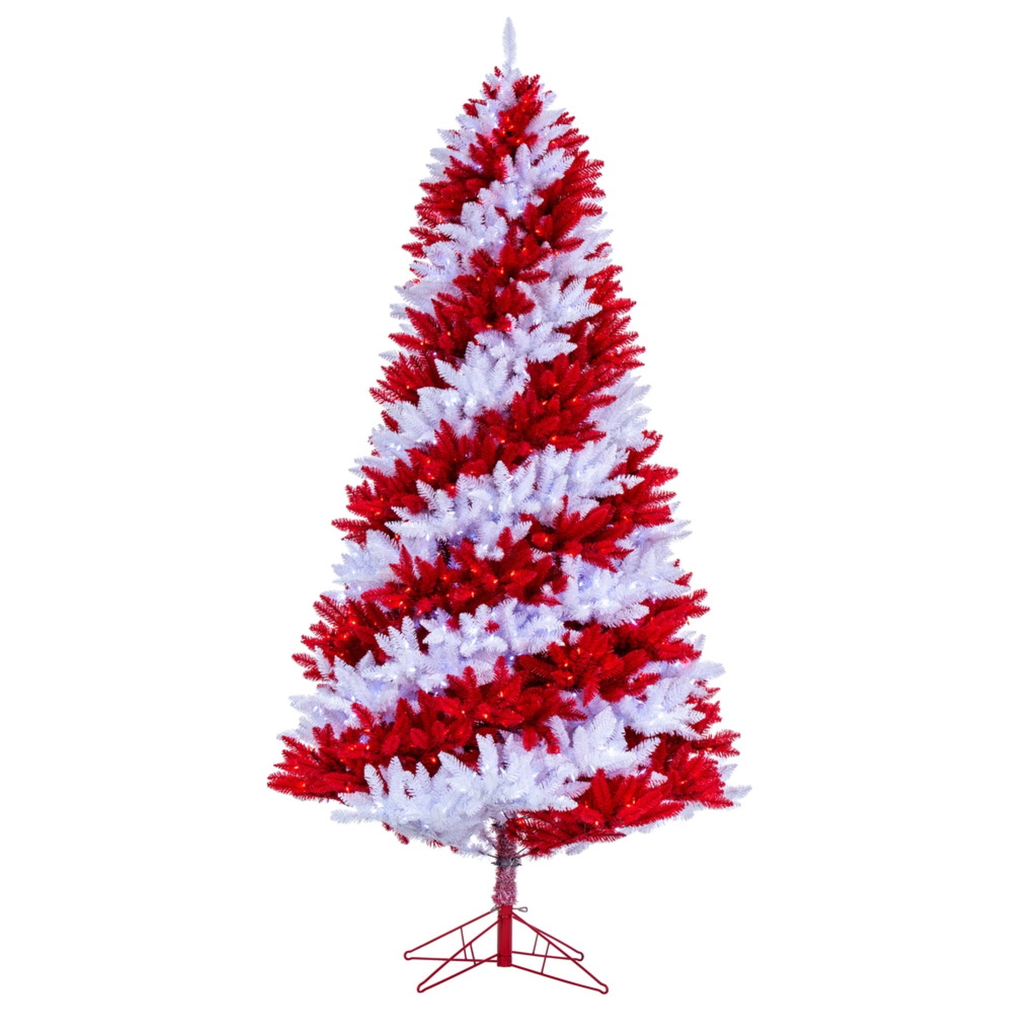 9' x 56” Candy Cane LED 1200PW-Red