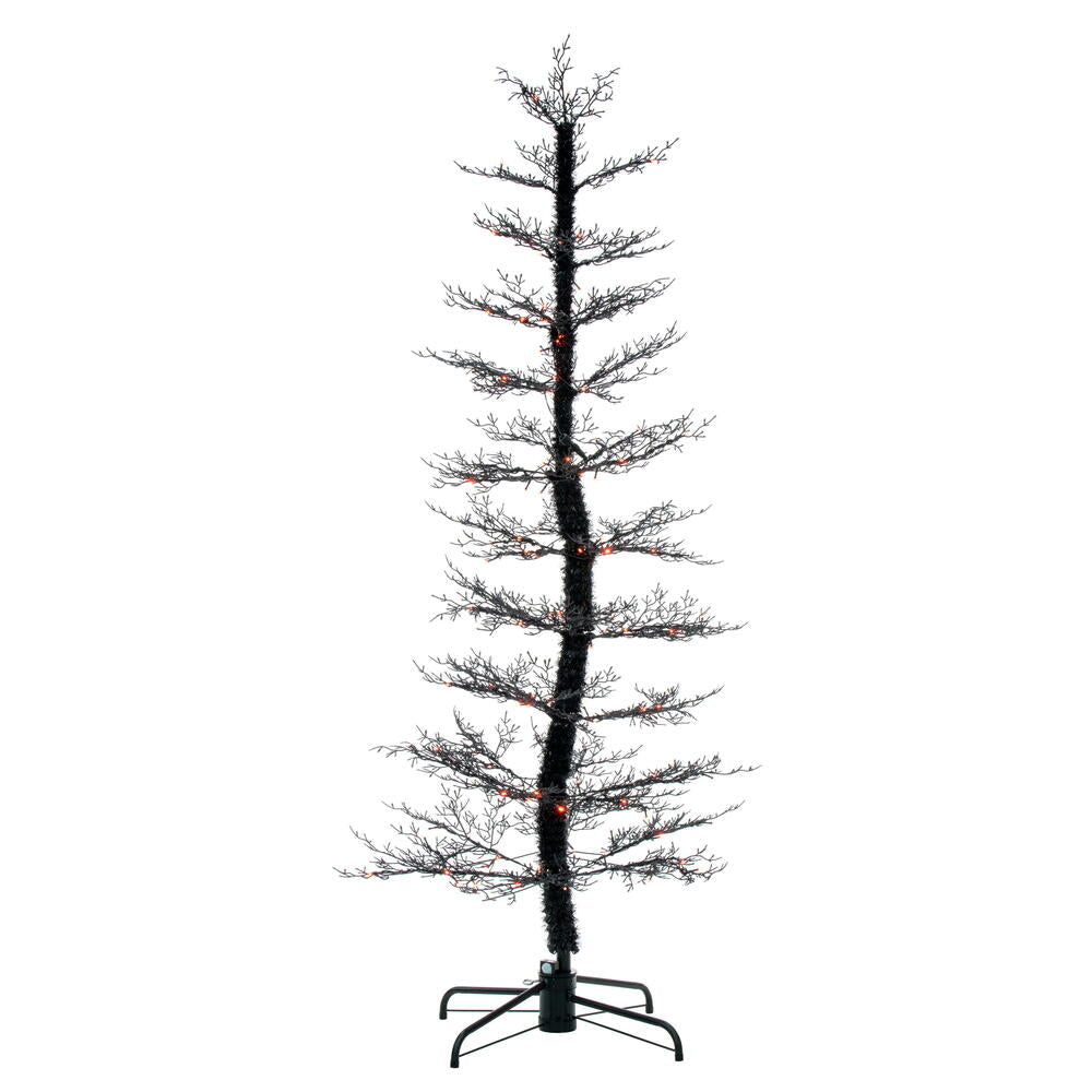 7' x 38” Black Cedar Spooky Tree 170Lt