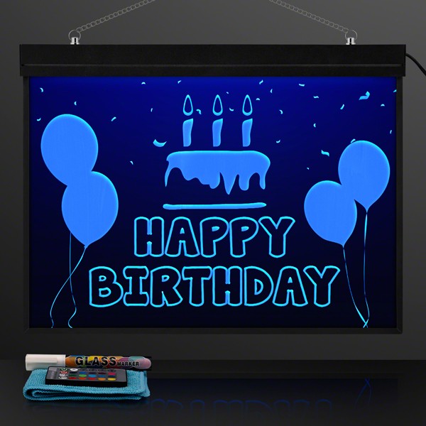 LED Personalized Sign Write On Color Changing Light Board