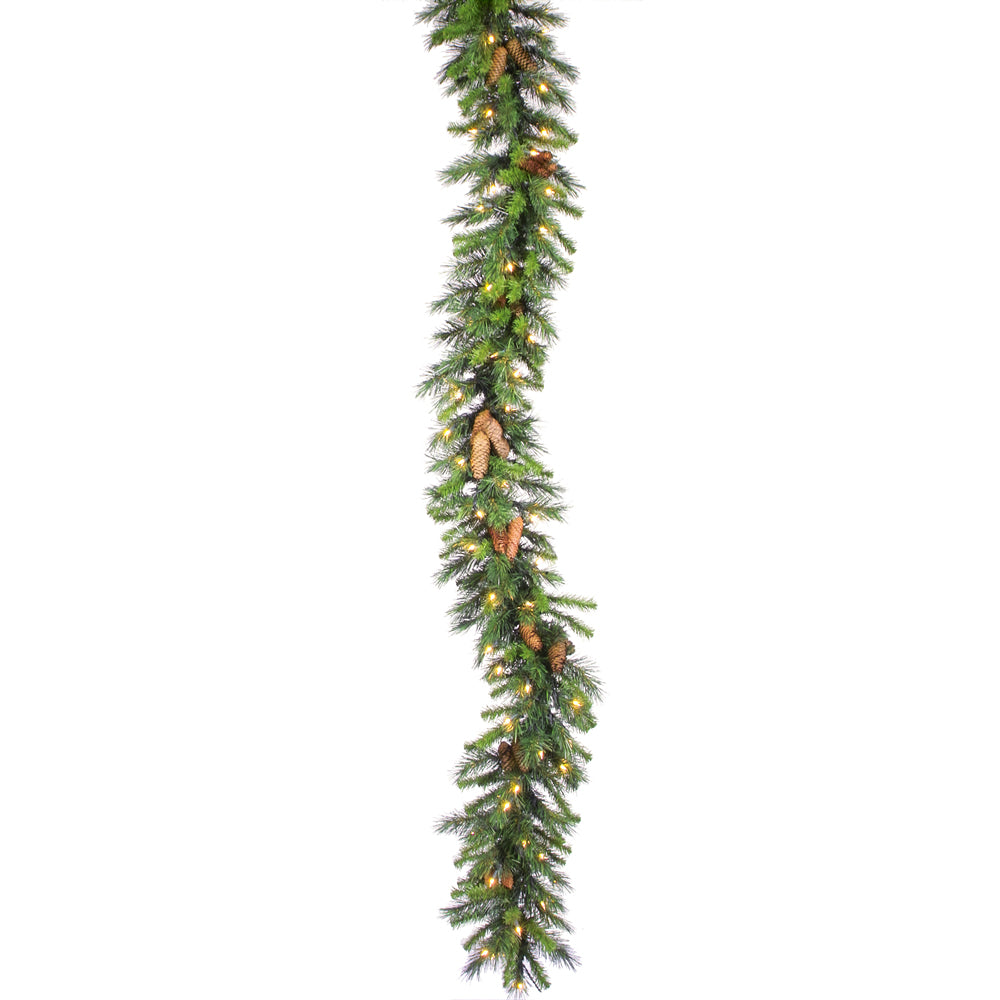 Vickerman 50'x 12″ Cheyenne Garland 1350T 300WmLED - A800915LED