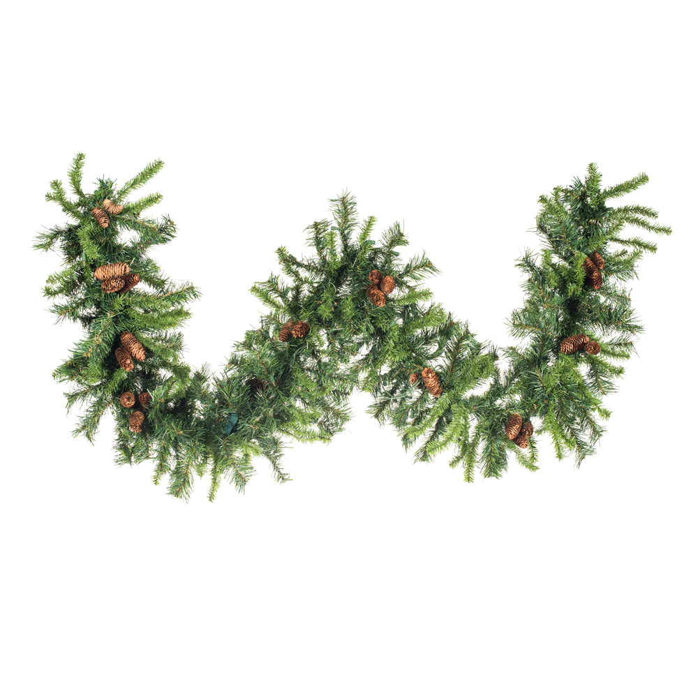Vickerman 9' x 16″ Cheyenne Garland Dura-Lit 100CL - A800921