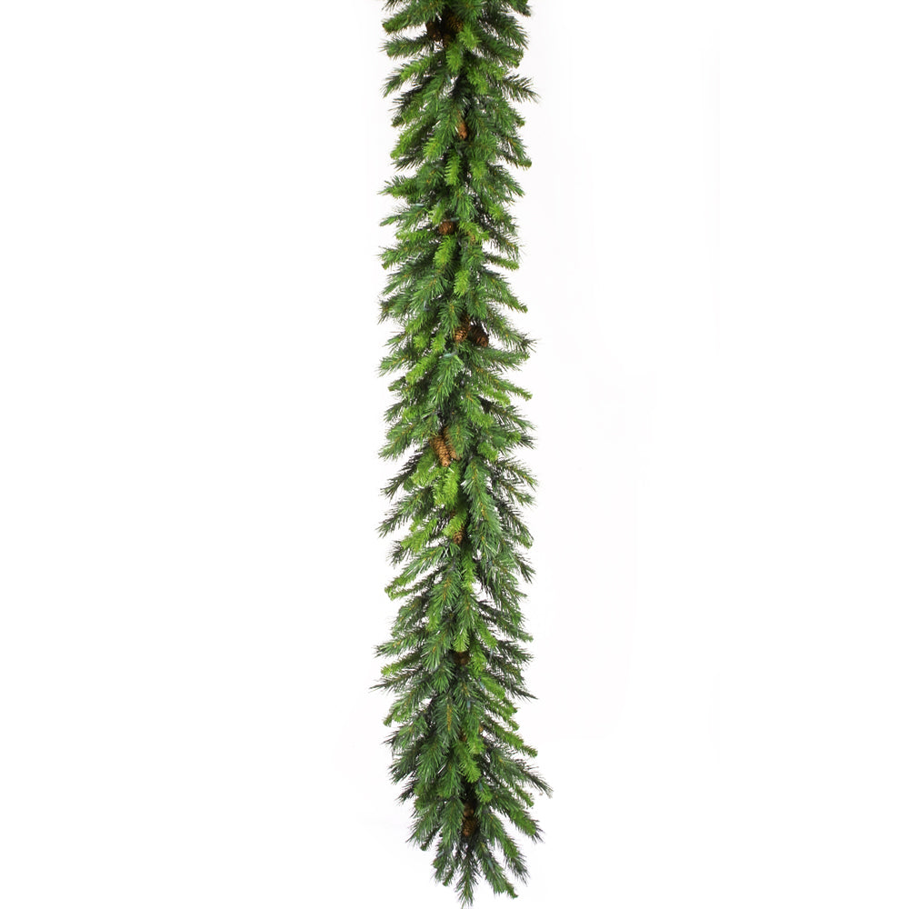 Vickerman 50' x 16″ Cheyenne Garland 1600T Cones - A800923