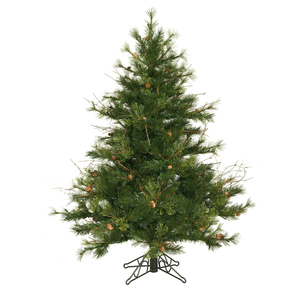 Vickerman 4.5' x 40″ Mixed Country Pine Tree 478T - A801645