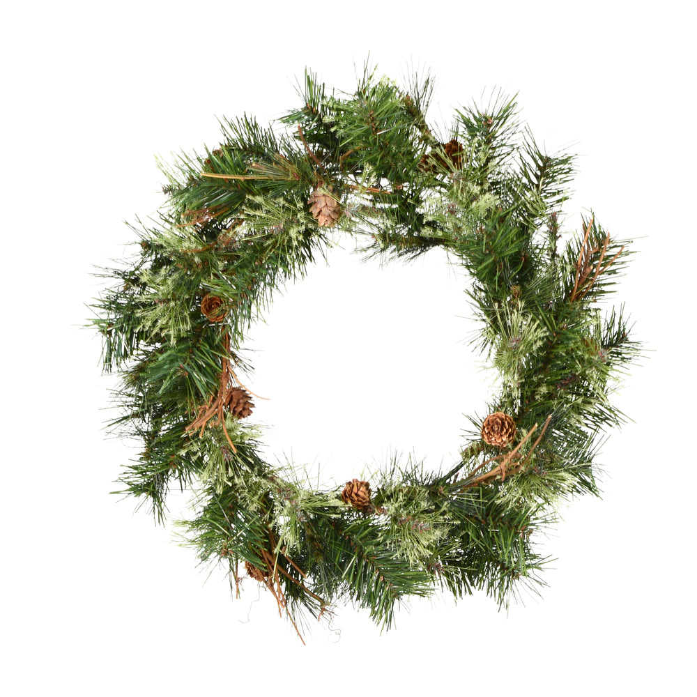 Vickerman 20″ Mixed Country Pine Wreath 70T - A801820