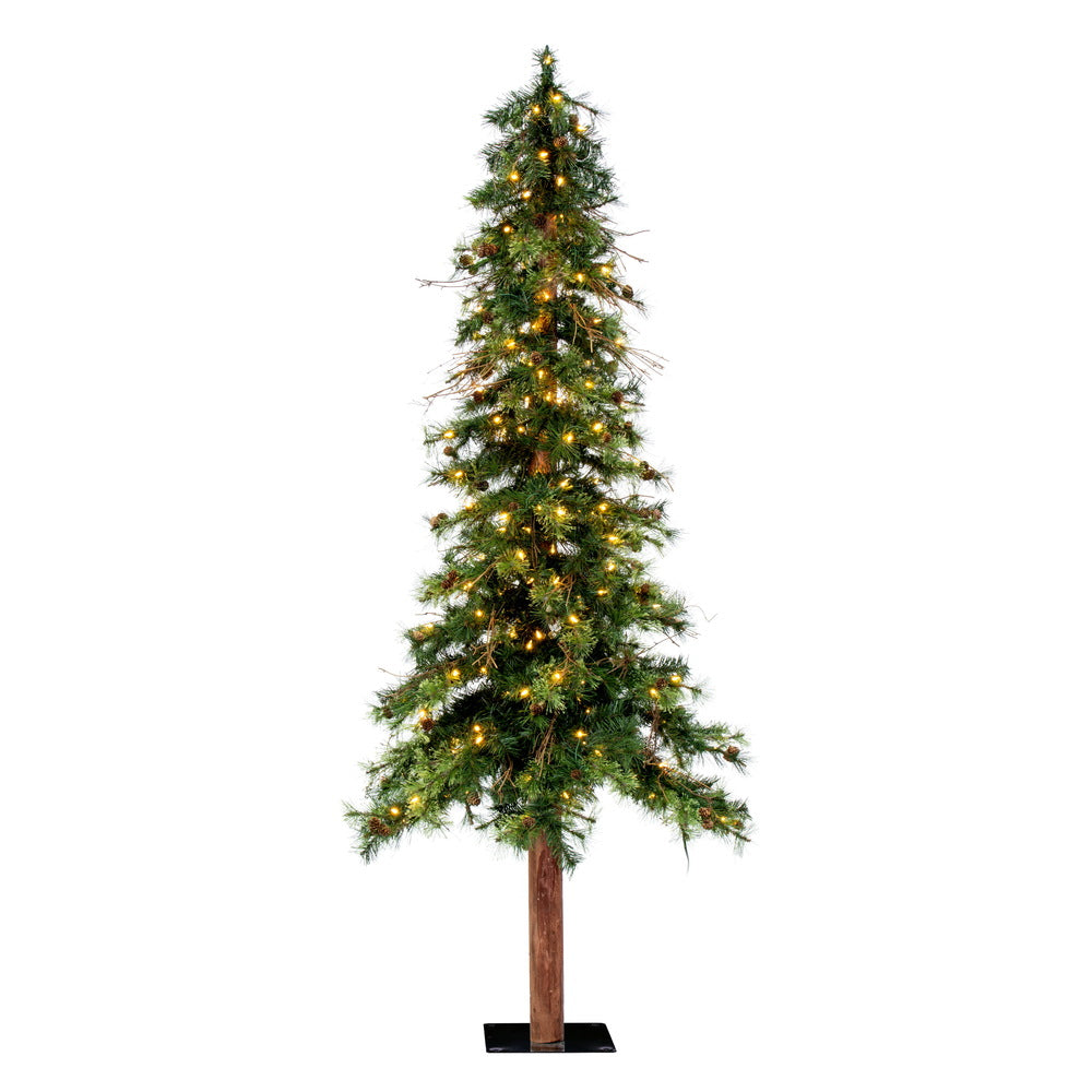 Vickerman 7' x 44″ Mix Country Tree 250WmWht LED - A801971LED