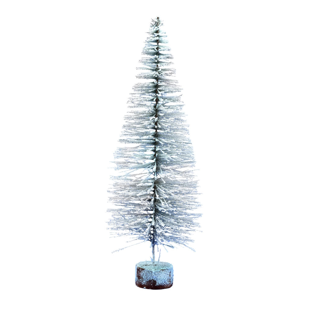 Vickerman 18” Flocked Village Tree Wood Stand Pk/2 - A804118-2