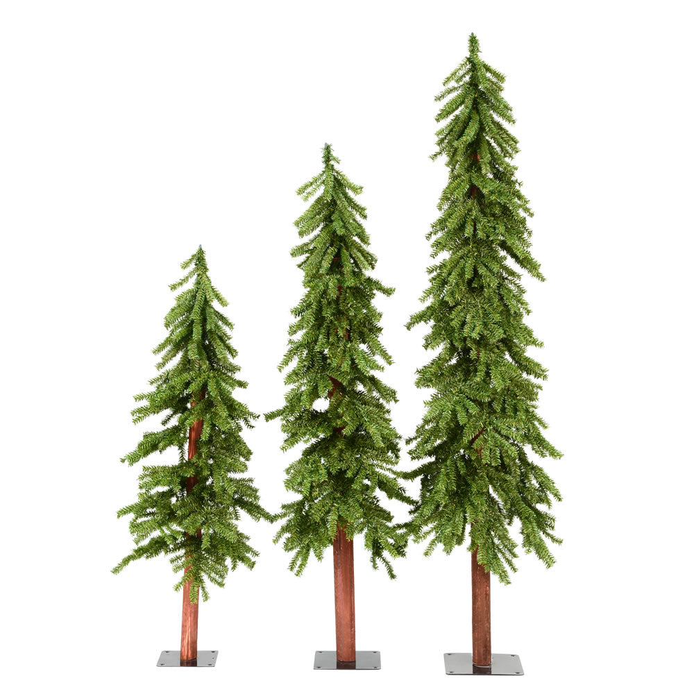 Vickerman 4' 5' 6' Natural Alpine Tree Set 1469T - A805183