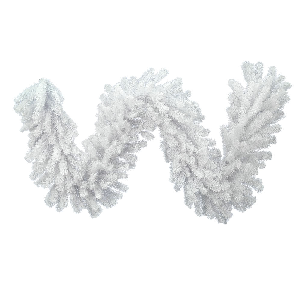 Vickerman 9' x 20″ Crystal White Garland 290T - A805818