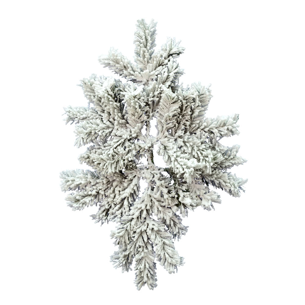 Vickerman 24″ Flocked Alaskan Swag 37 Tips - A806304