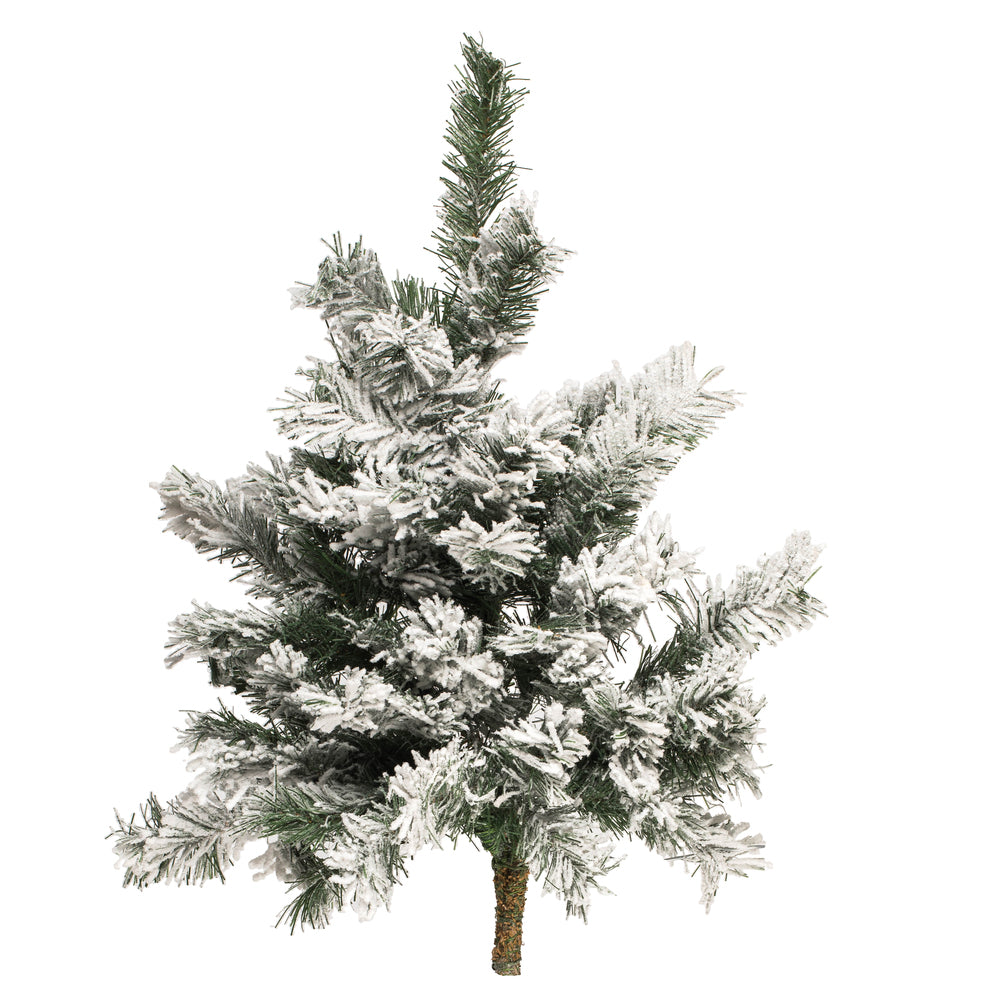 Vickerman 36″ Flocked Alaskan Door Swag 85 Tips - A806305